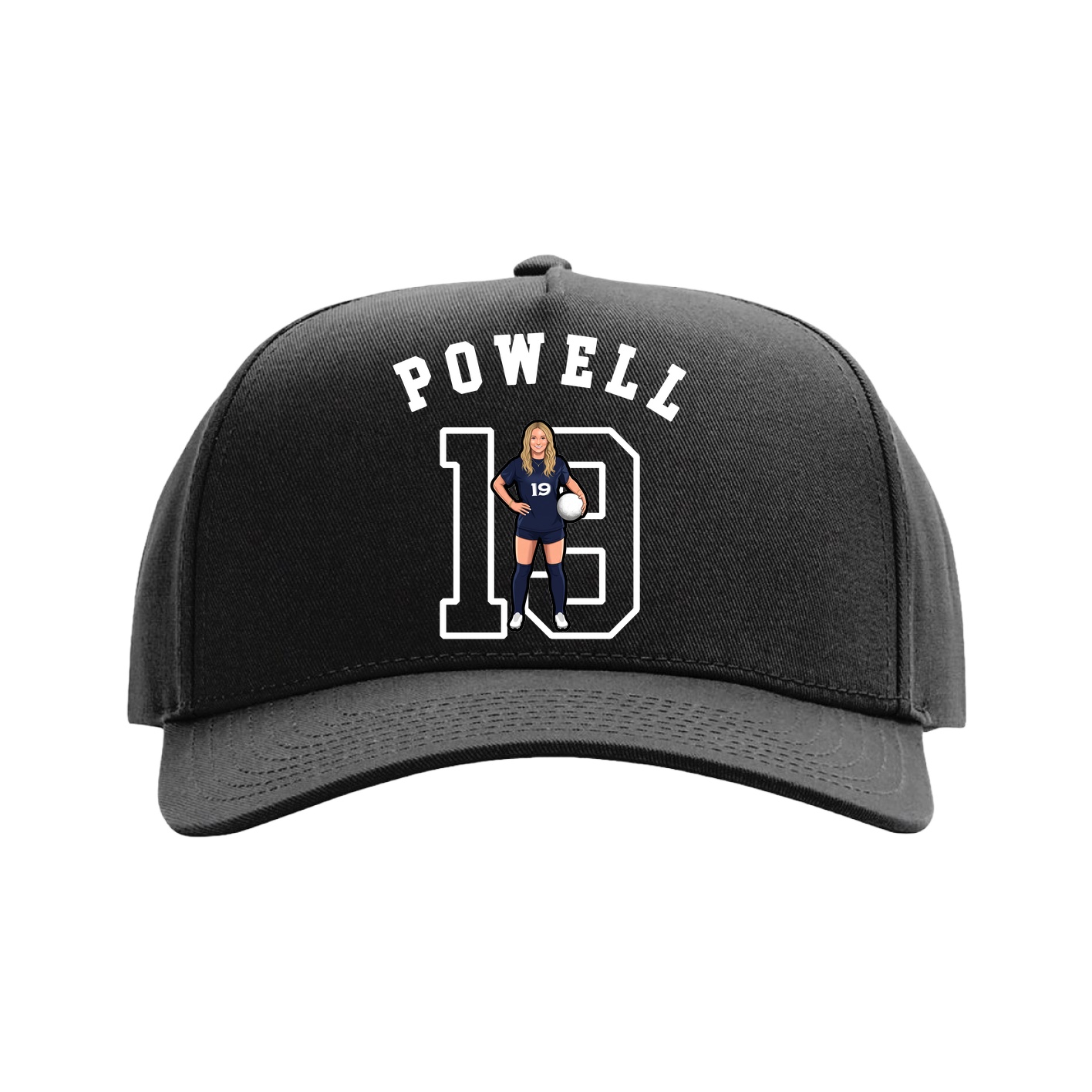 Full Fabric Five-Panel Champ Cap