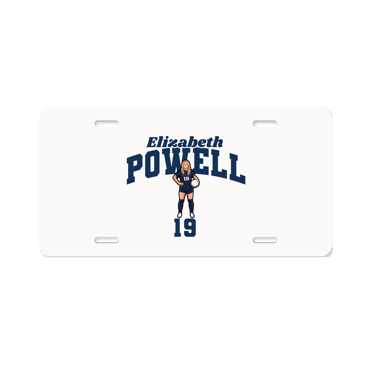 License Plate — Signature Arch in Classic