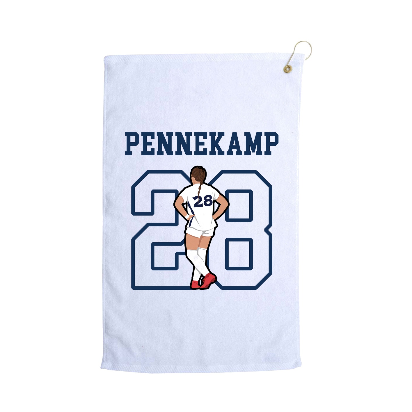 Golf Towel — Shirsey in White