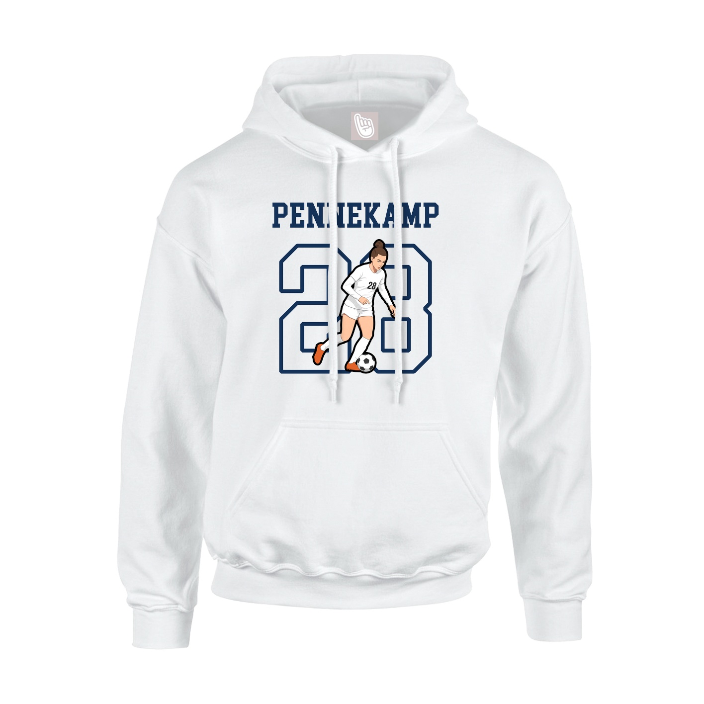 Hoodie — Shirsey in White