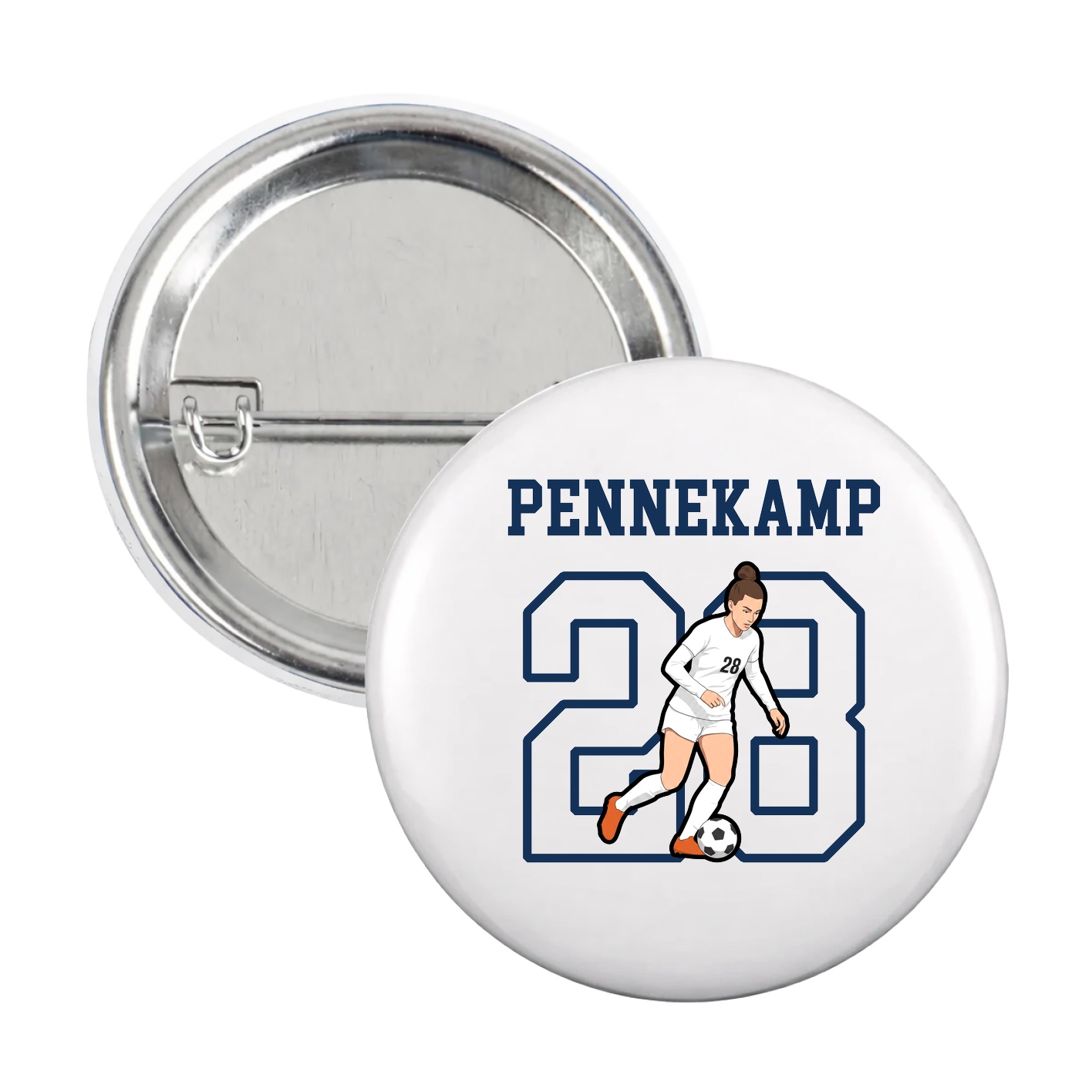 Game Day Button — Shirsey in White