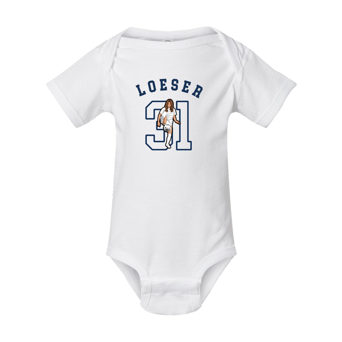 Baby Onesie — Shirsey Arch in White