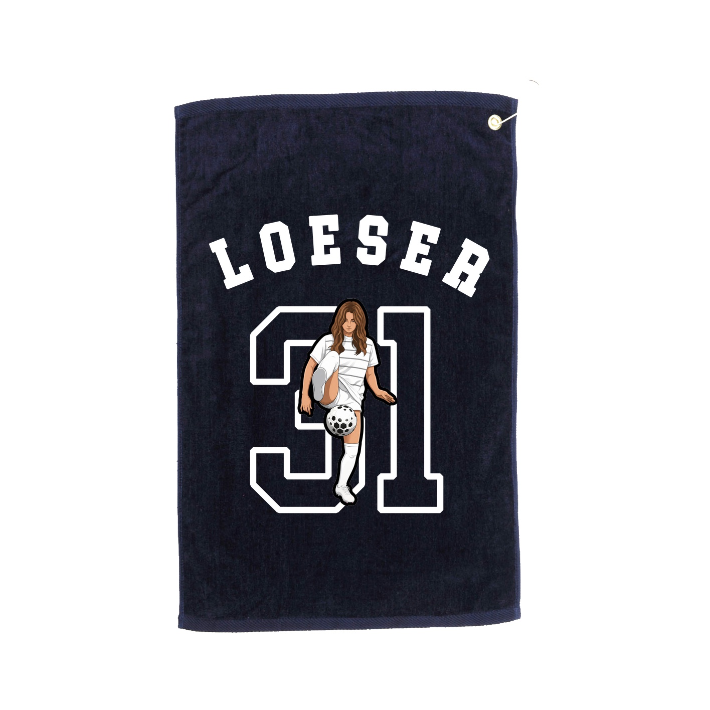 Golf Towel — Shirsey Arch in Navy