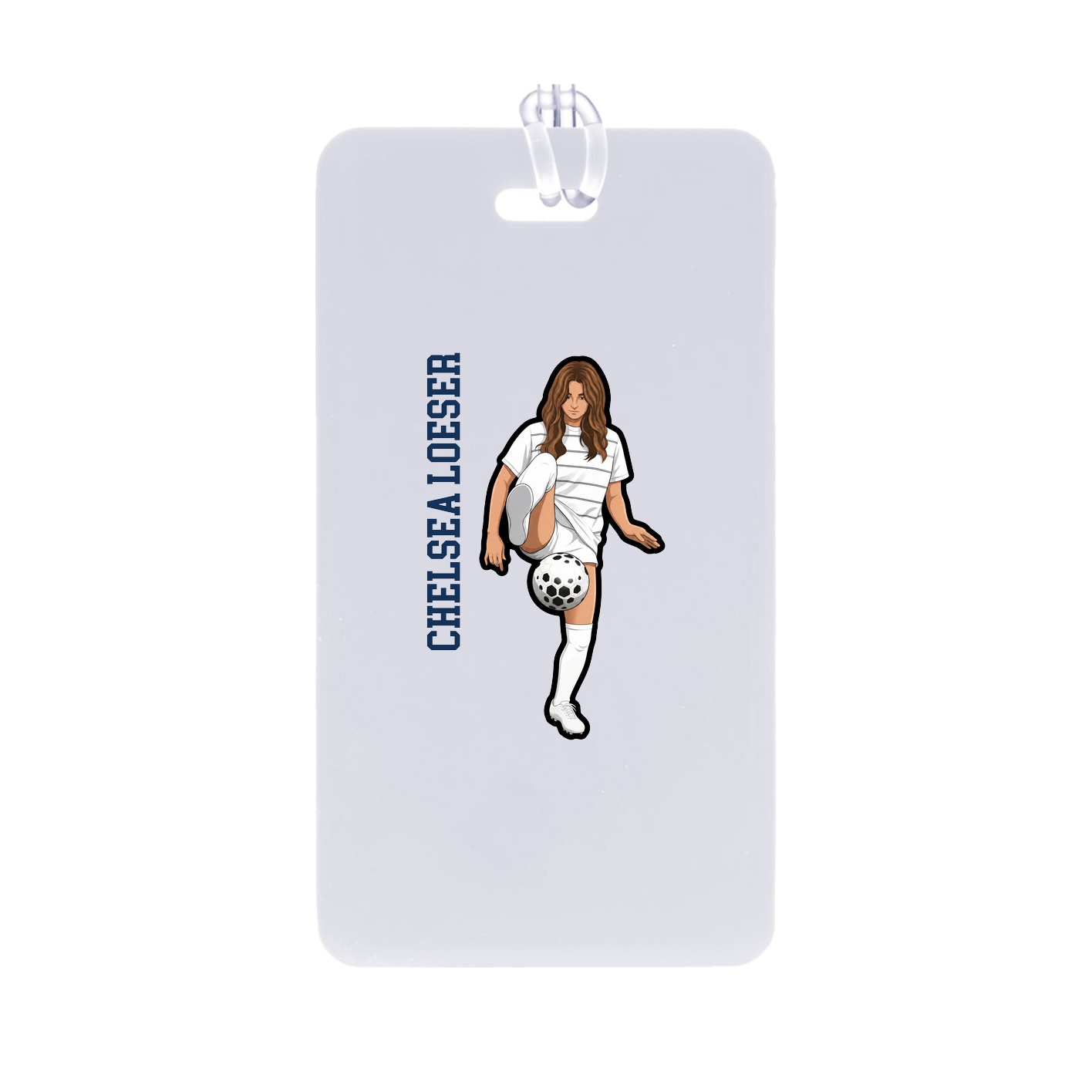 Bag Tag — Name Vertical in Classic