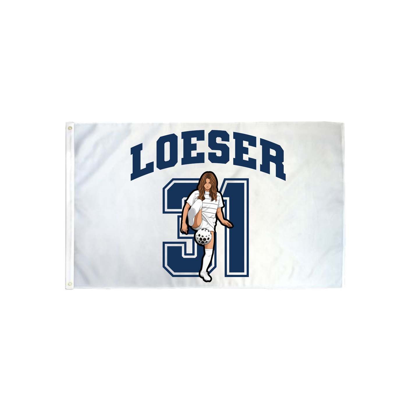 3x5 Flag — Number in Classic