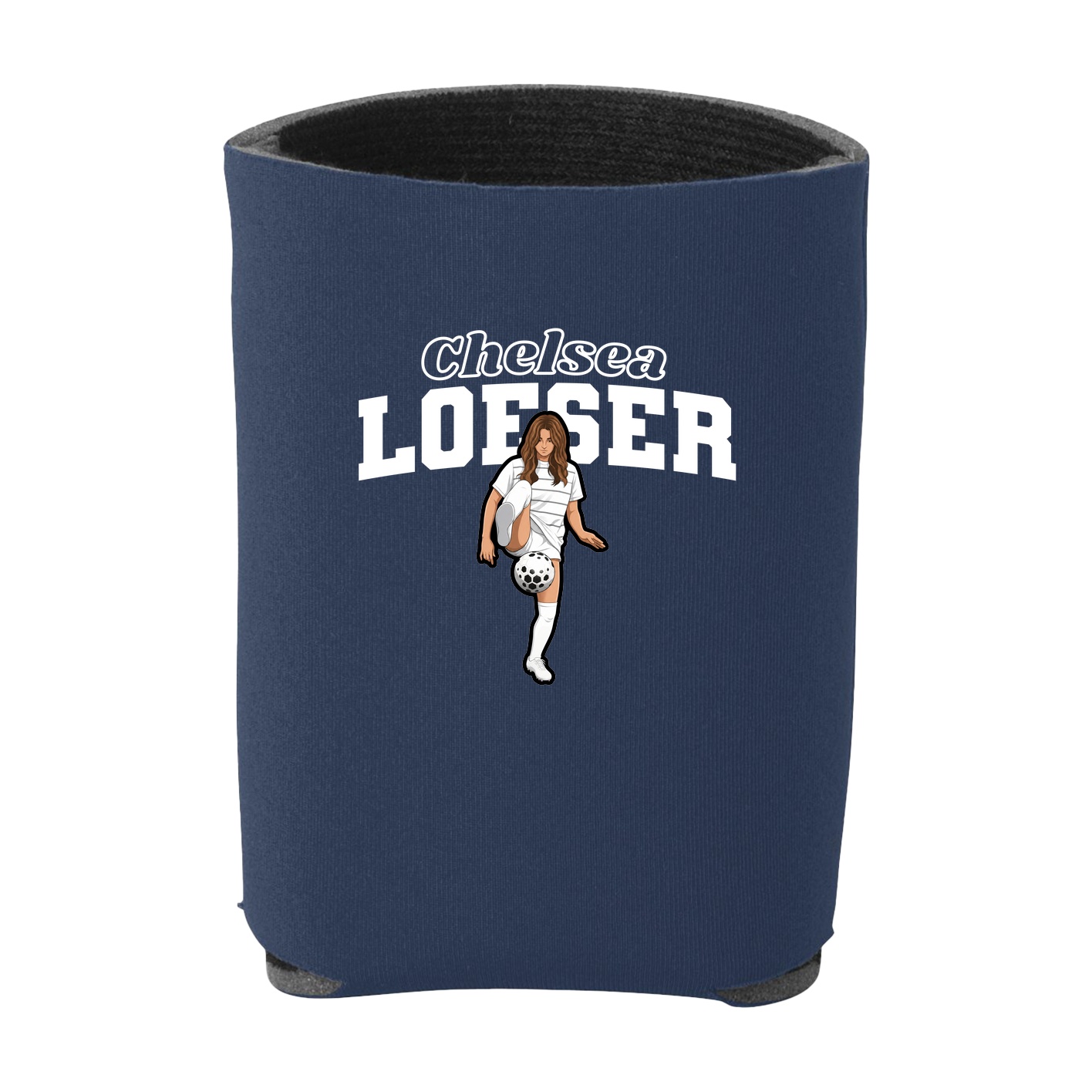 Can Holder — Name Arch in Navy