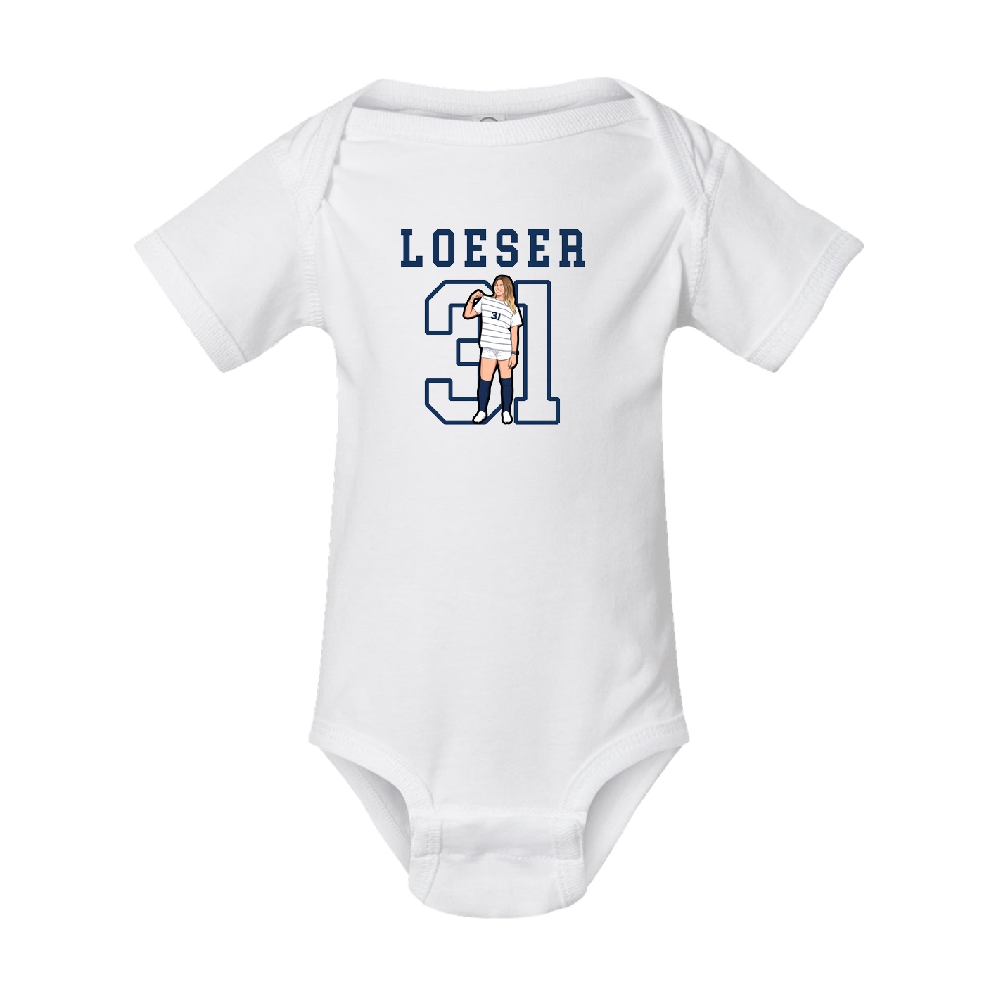 Baby Onesie — Shirsey in White