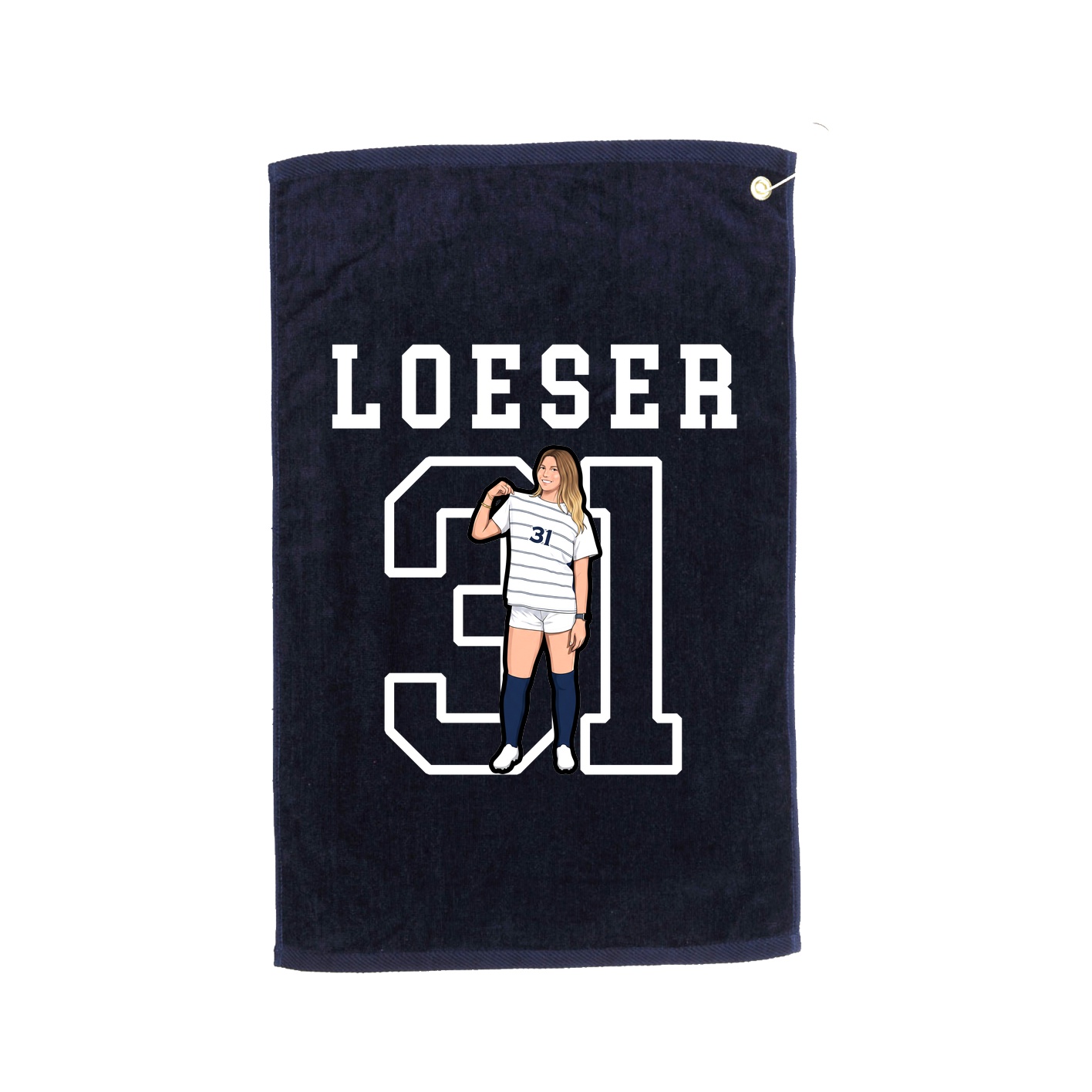 Golf Towel — Shirsey in Navy