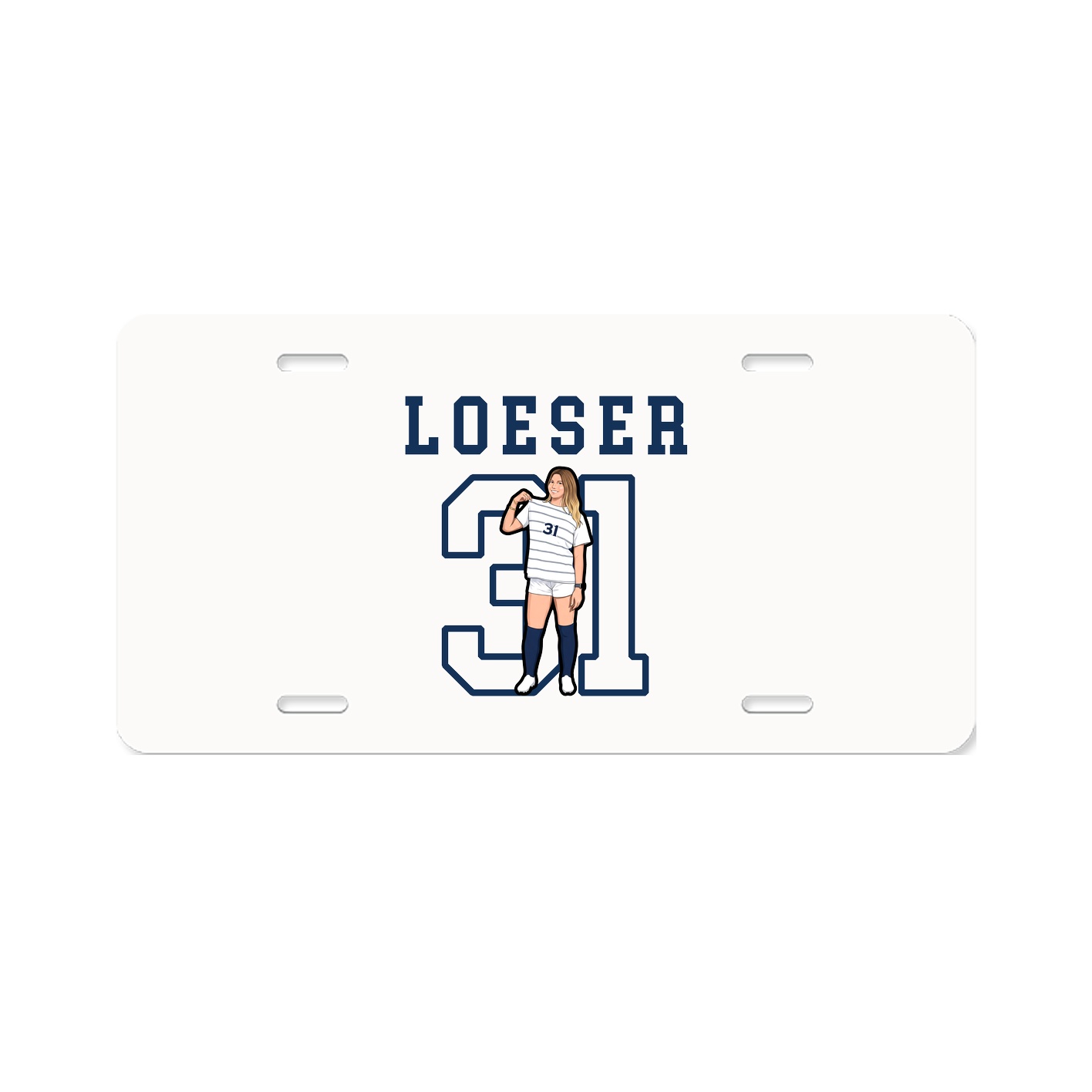 License Plate — Shirsey in Classic