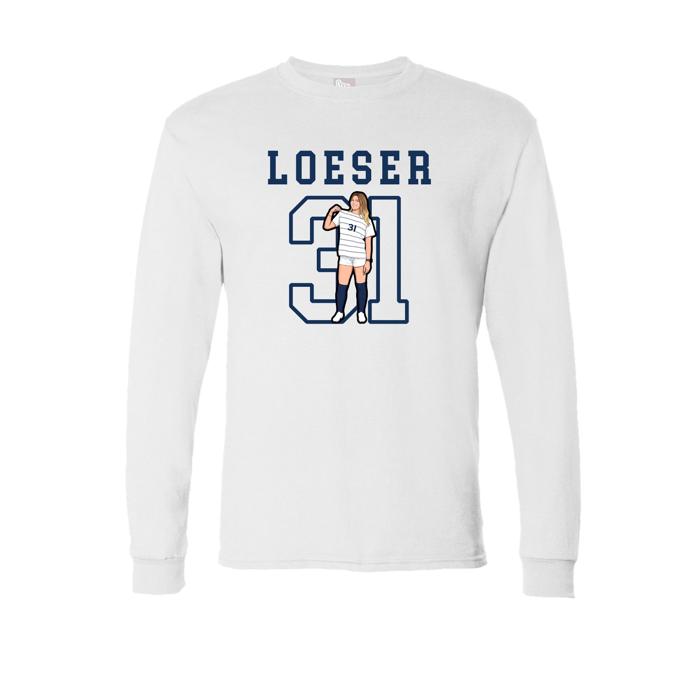 Long Sleeve Tee — Shirsey in White