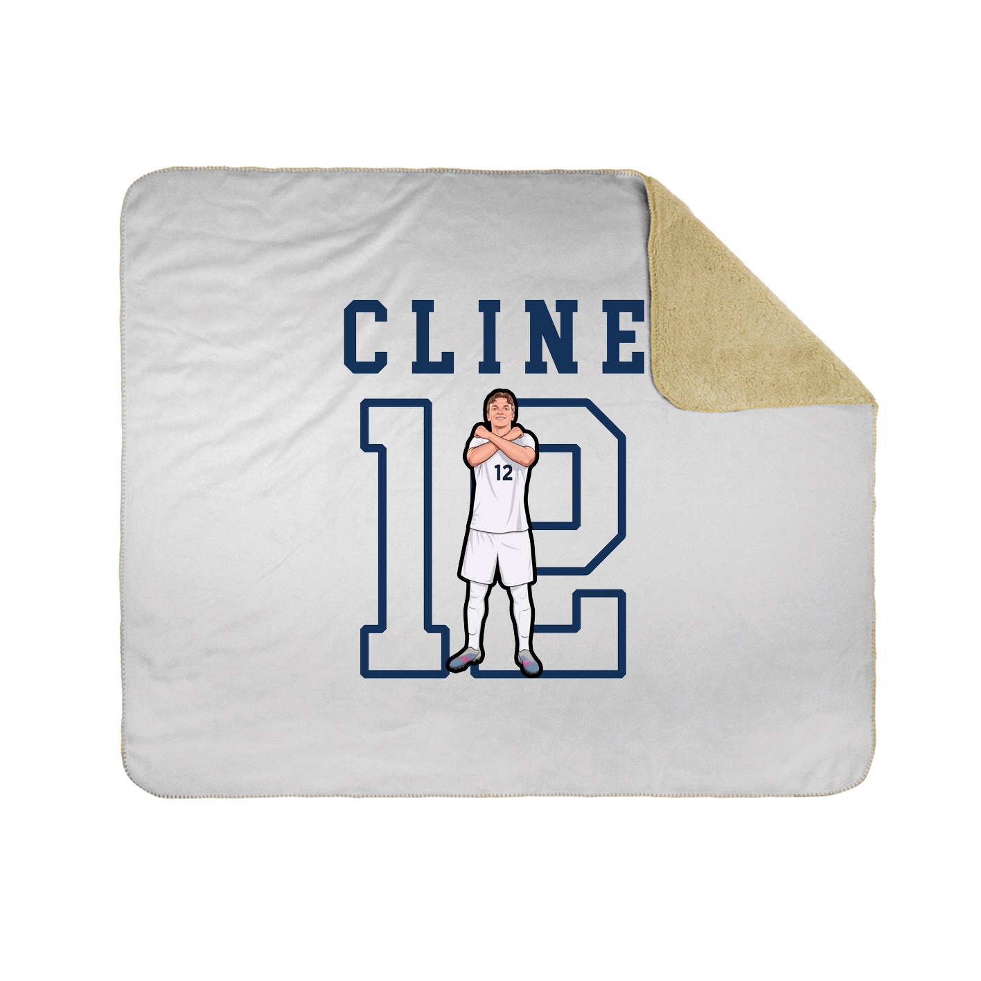 Throw Blanket — Shirsey in White