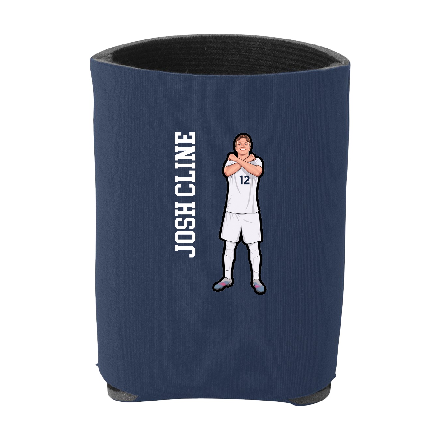 Can Holder — Name Vertical in Navy