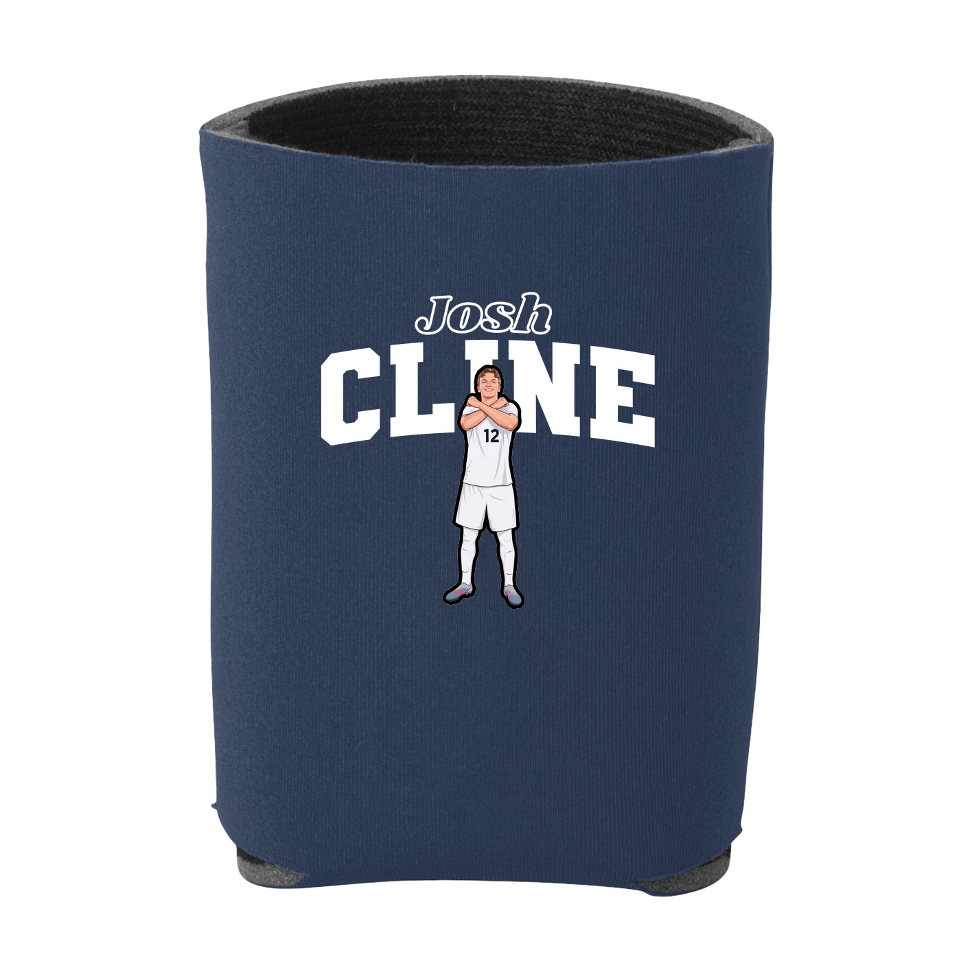 Can Holder — Name Arch in Navy
