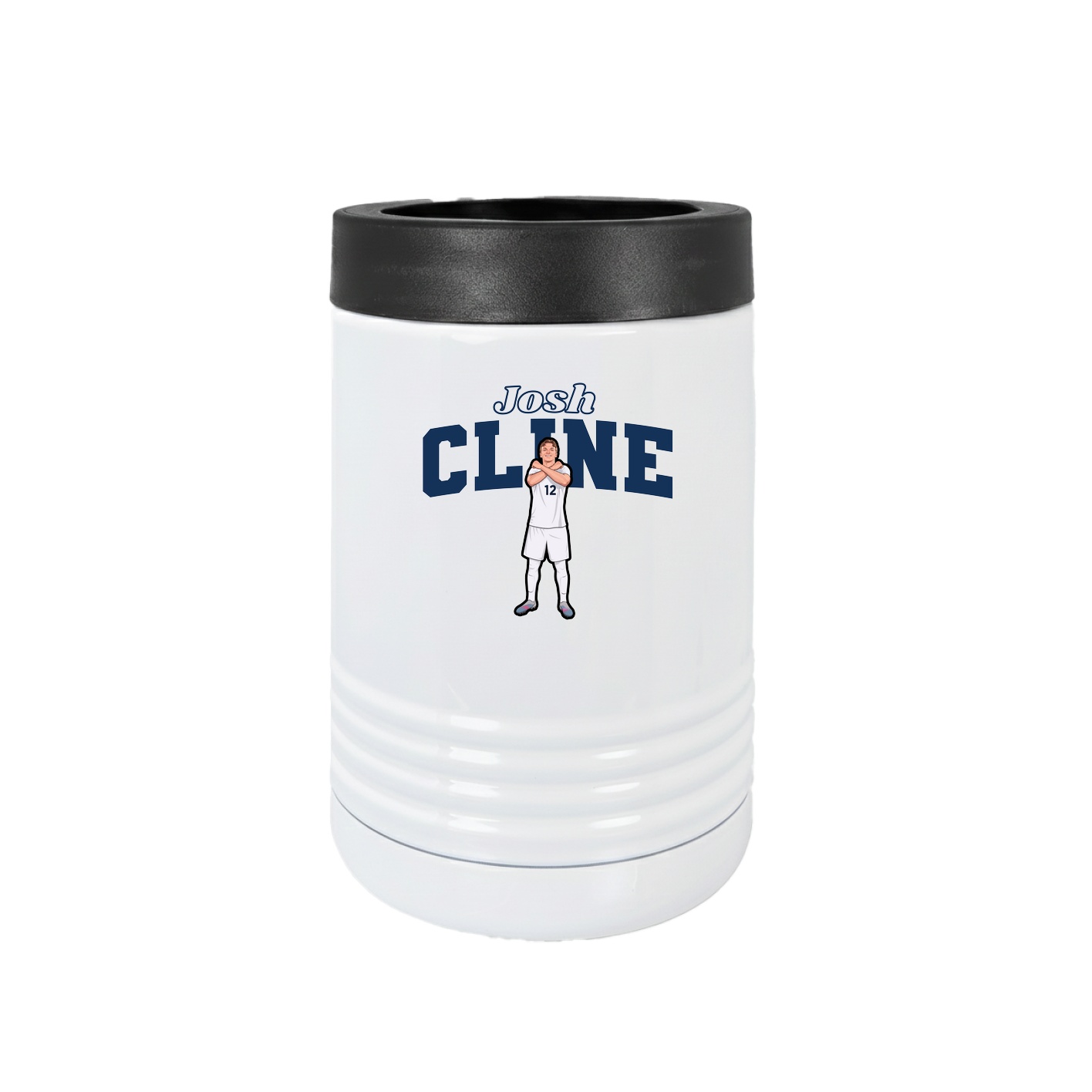 Beverage Holder — Name Arch in White