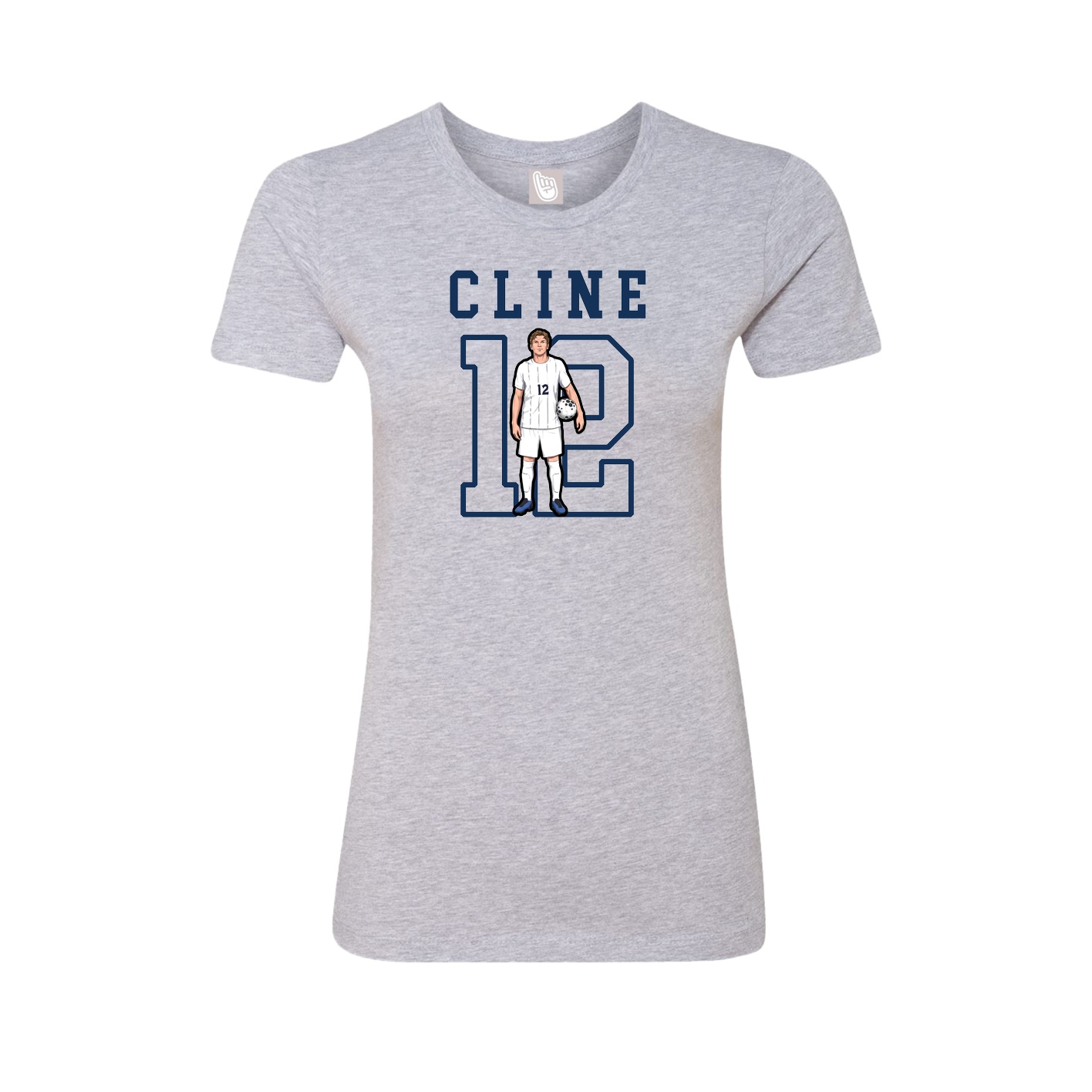 Fitted Women's Tee — Shirsey in Grey