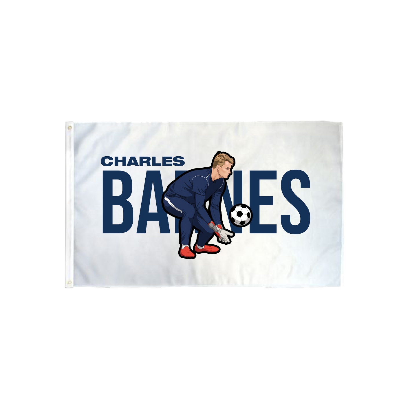 3x5 Flag — Player Name in Classic