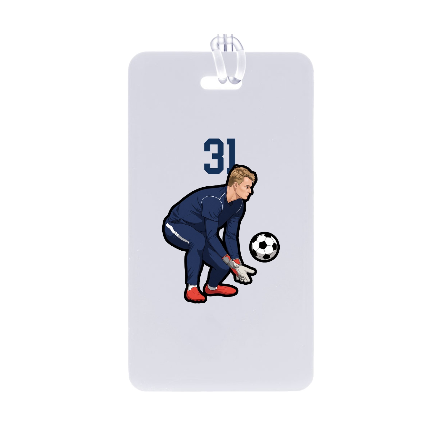 Bag Tag — Number Top in Classic