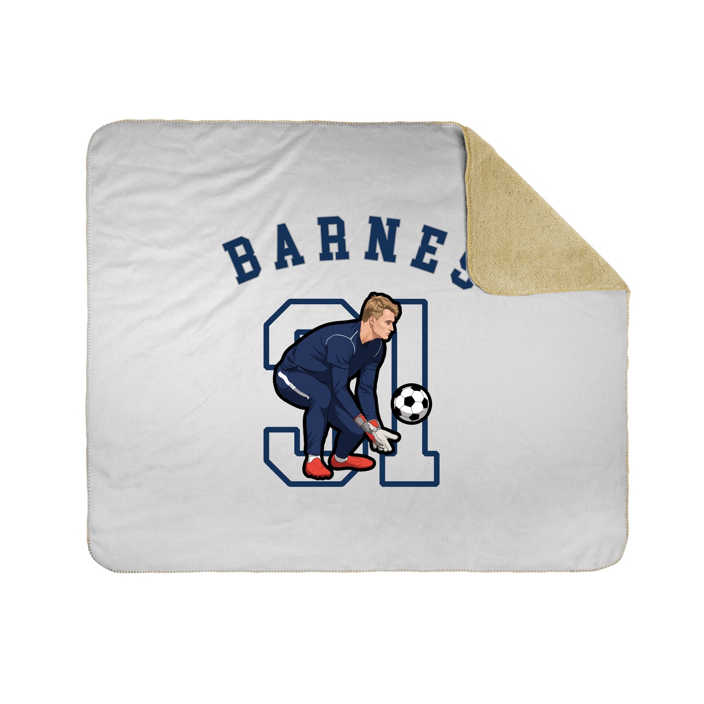 Throw Blanket — Shirsey Arch in White
