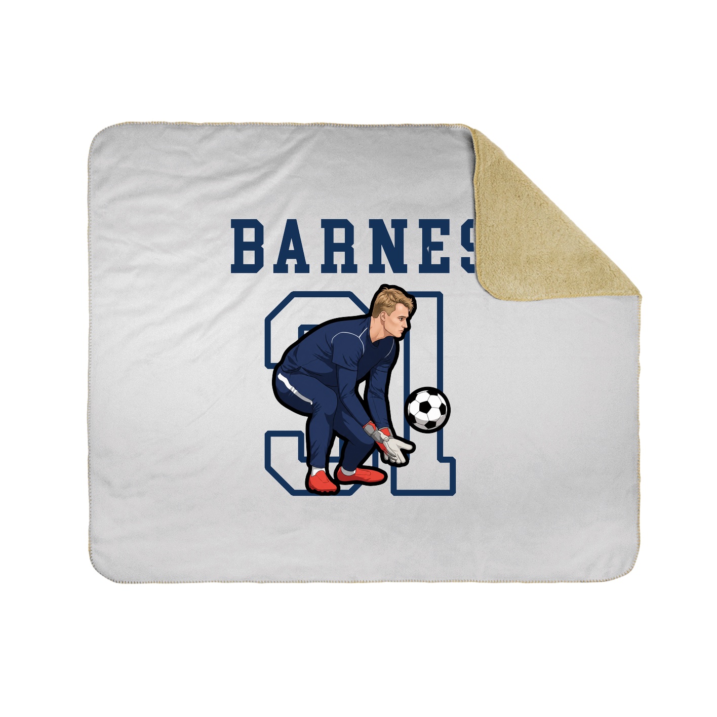 Throw Blanket — Shirsey in White