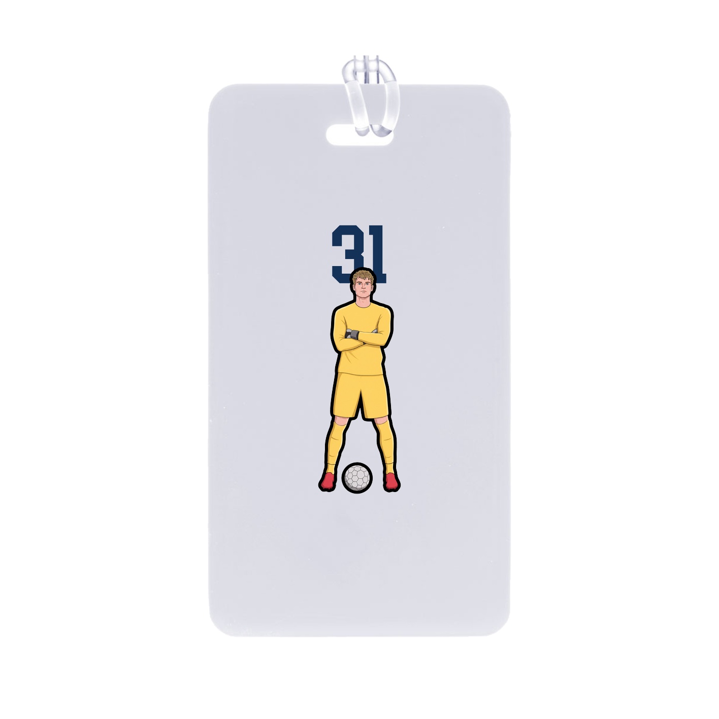 Bag Tag — Number Top in Classic