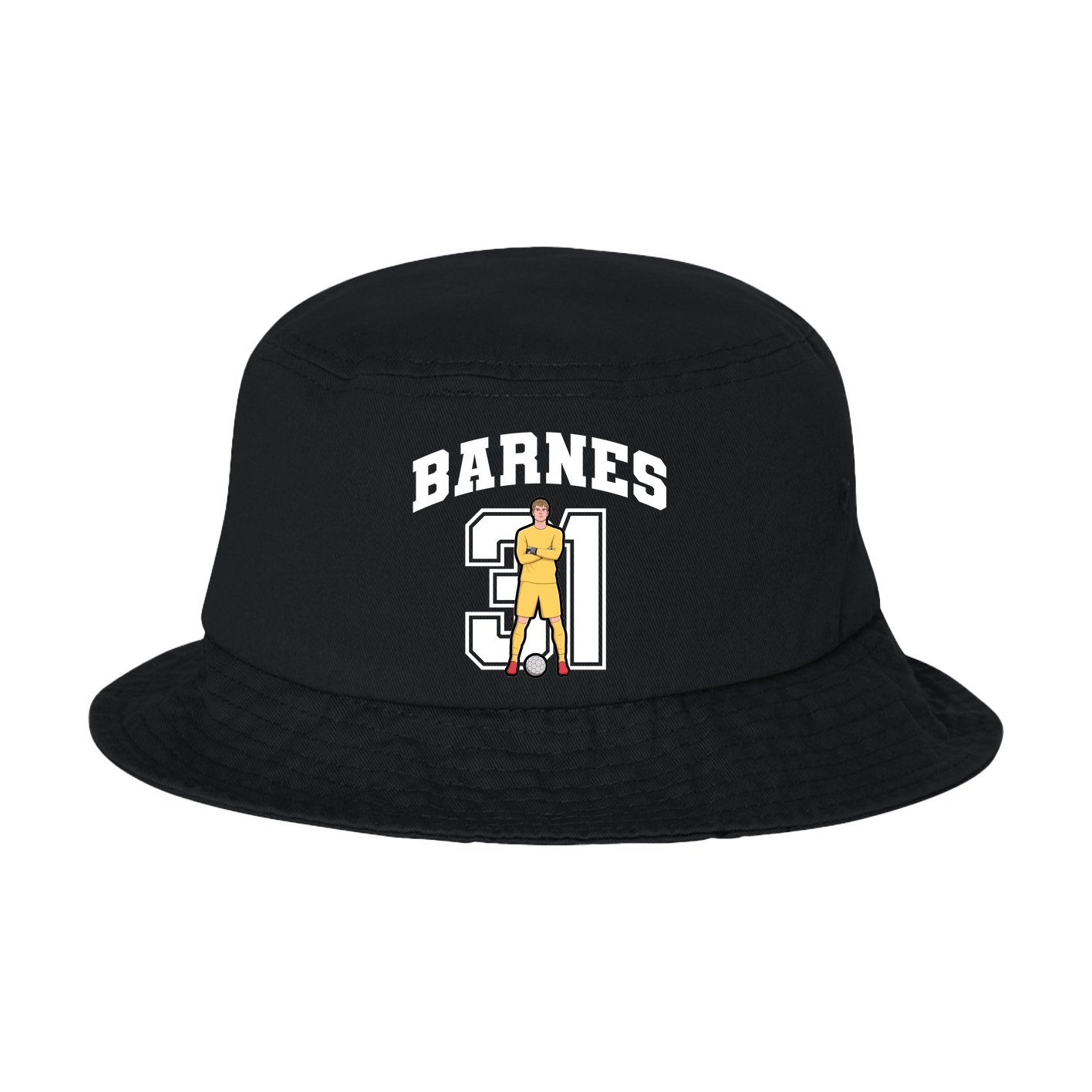 Bucket Cap — Number in Black