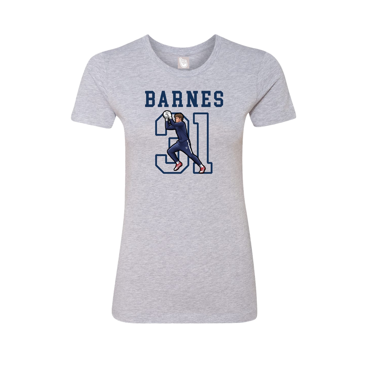 Fitted Women's Tee — Shirsey in Grey