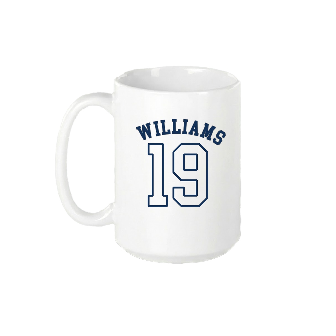 15oz Coffee Mug — Shirsey Arch in White