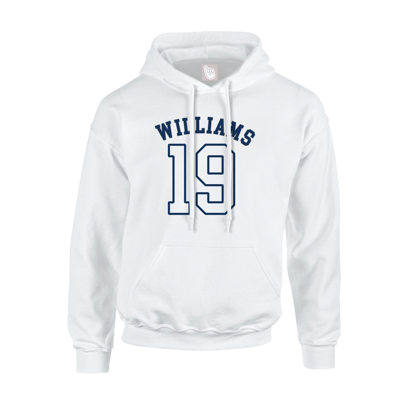 Hoodie — Shirsey Arch in White