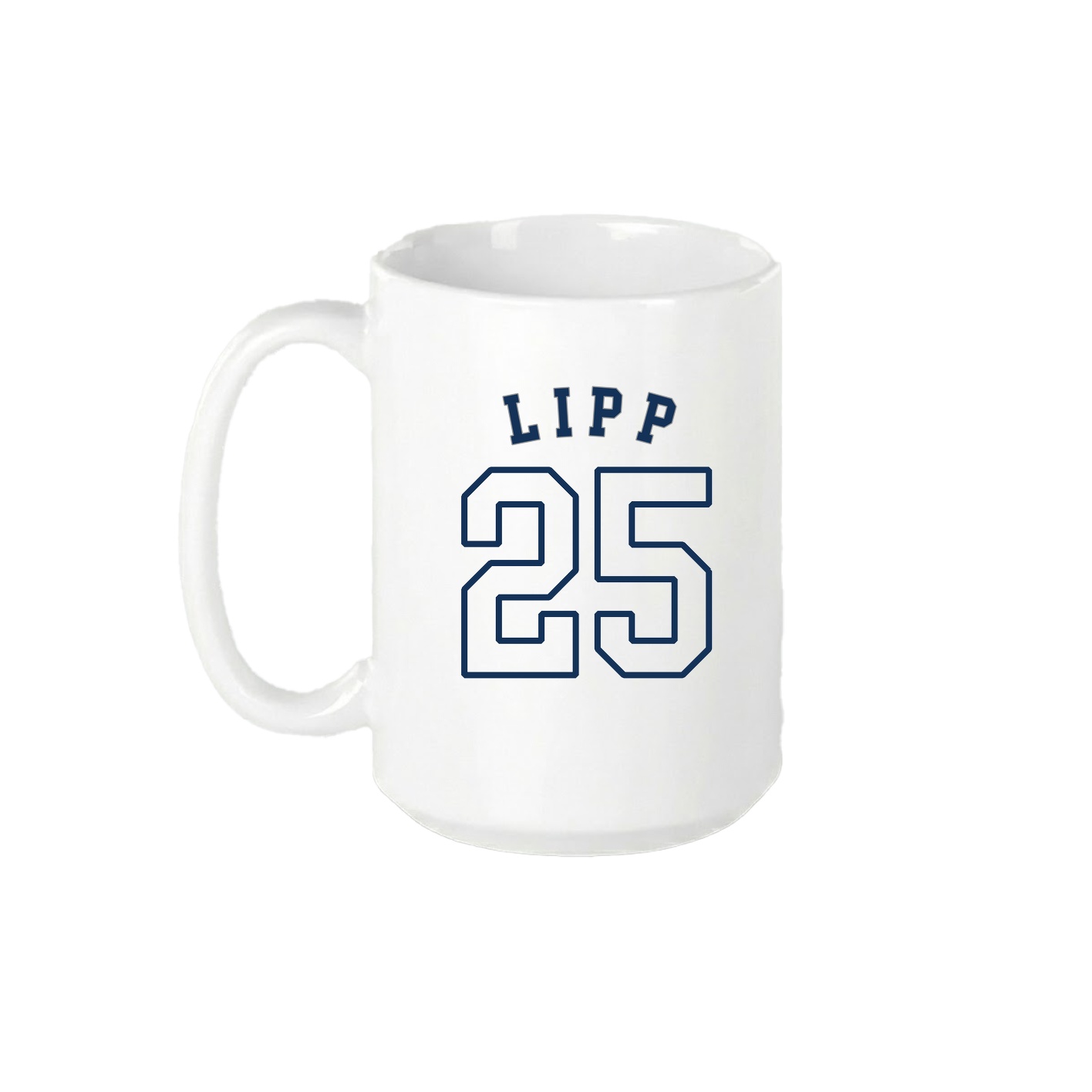 15oz Coffee Mug — Shirsey Arch in White