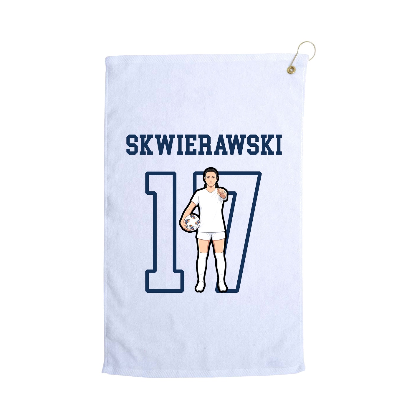 Golf Towel — Shirsey in White