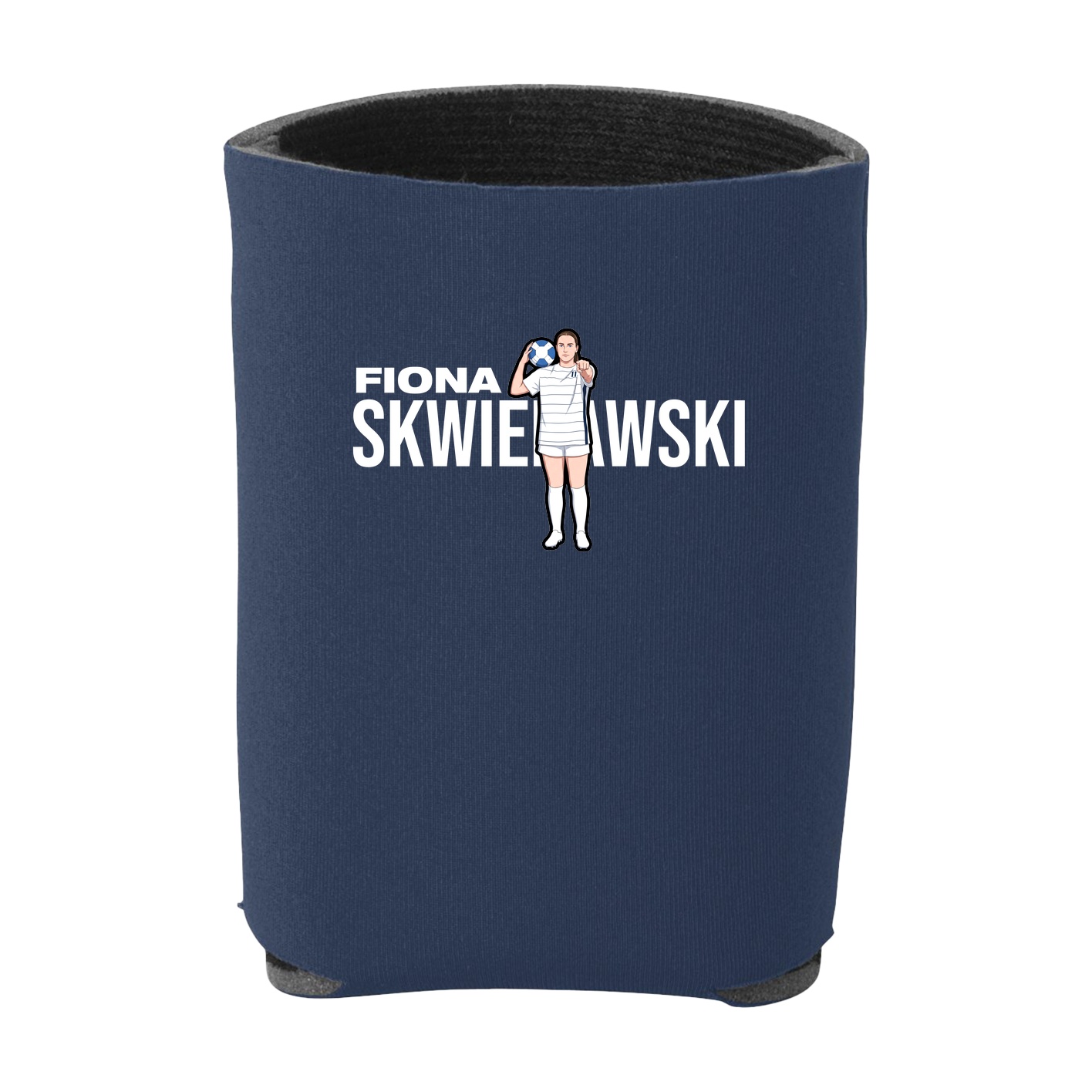 Can Holder — Player Name in Navy