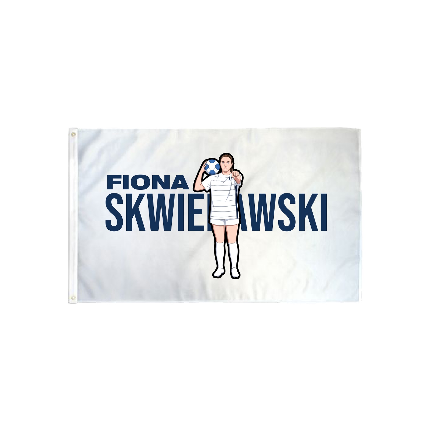 3x5 Flag — Player Name in Classic