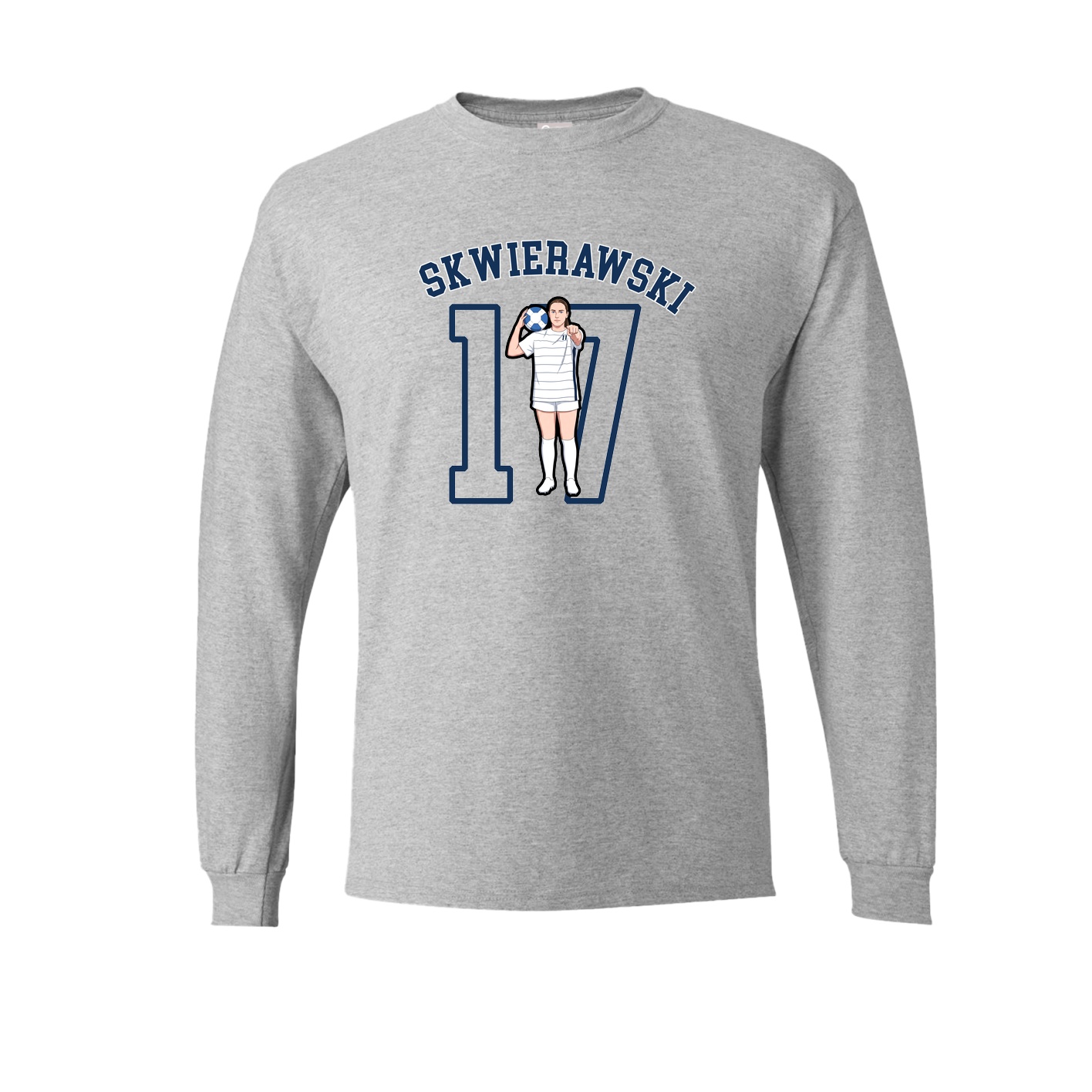 Long Sleeve Tee — Shirsey Arch in Grey