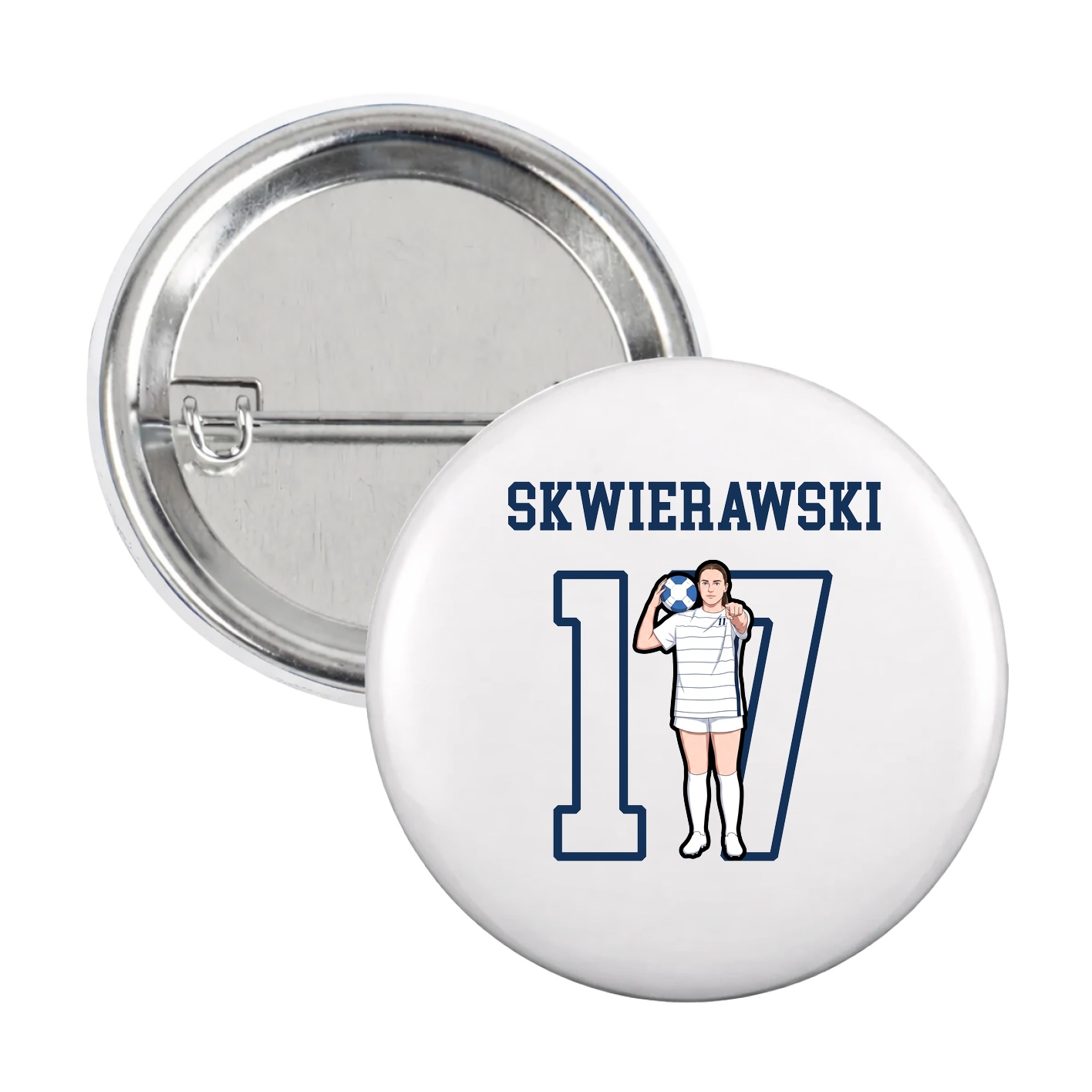 Game Day Button — Shirsey in White