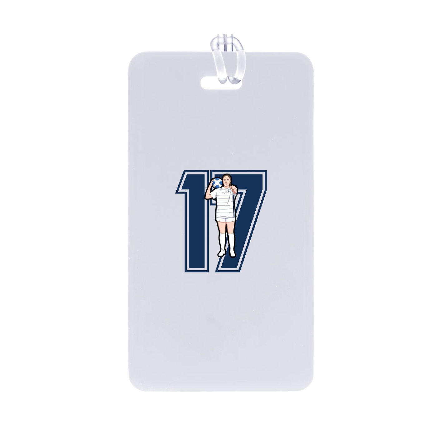 Bag Tag — Number in Classic