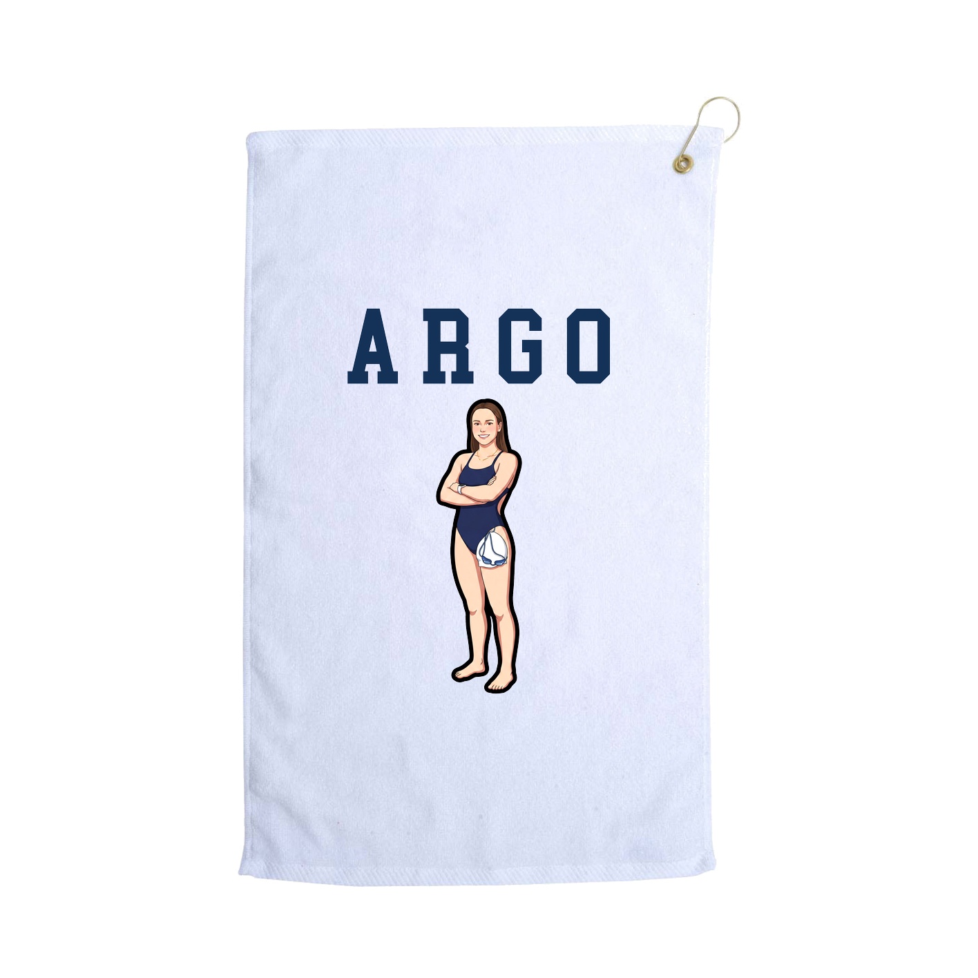 Golf Towel — Shirsey in White