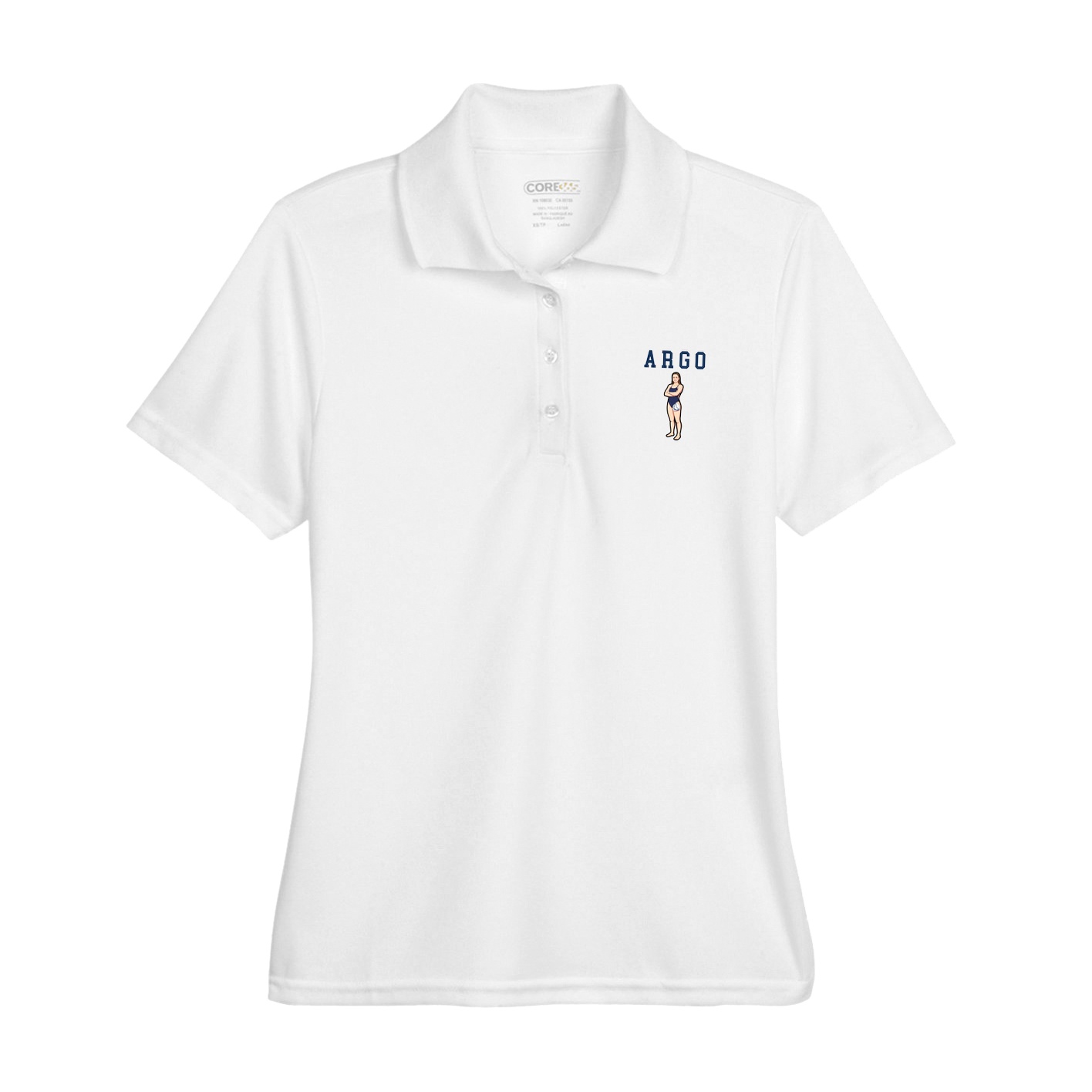 Womens Performance Polo — Shirsey in White