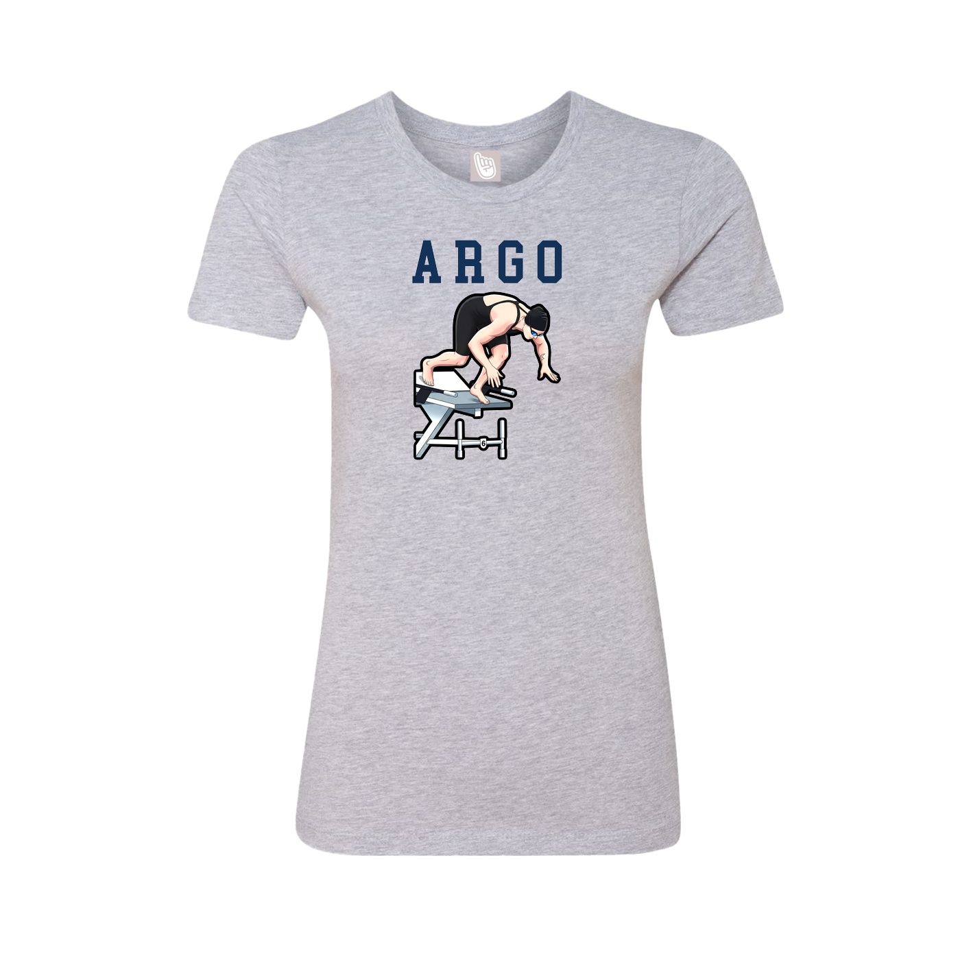 Fitted Women's Tee — Shirsey in Grey