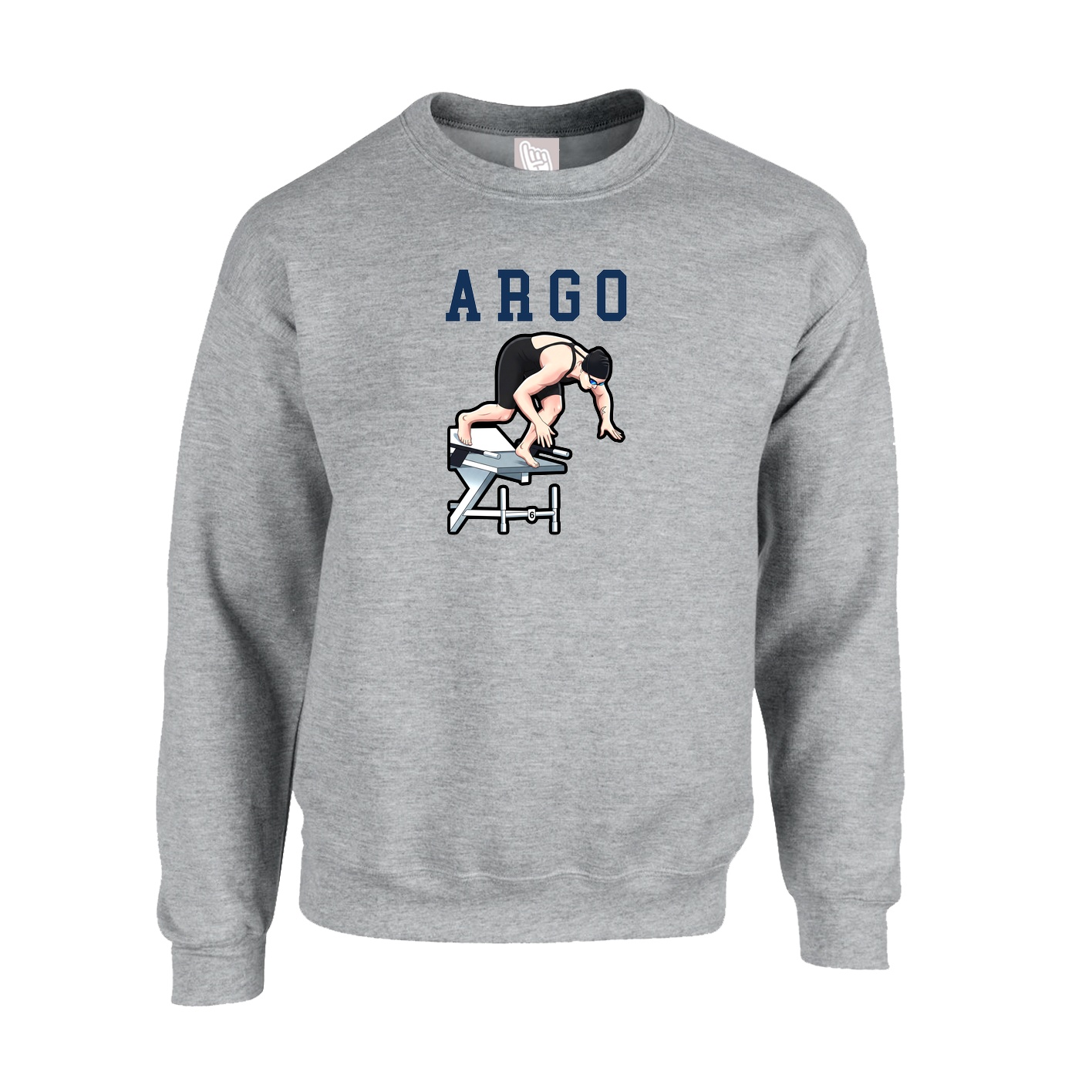 Fleece Crew — Shirsey in Grey