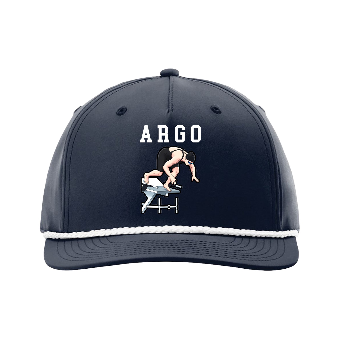 Five-Panel Classic Rope Cap — Shirsey in Navy