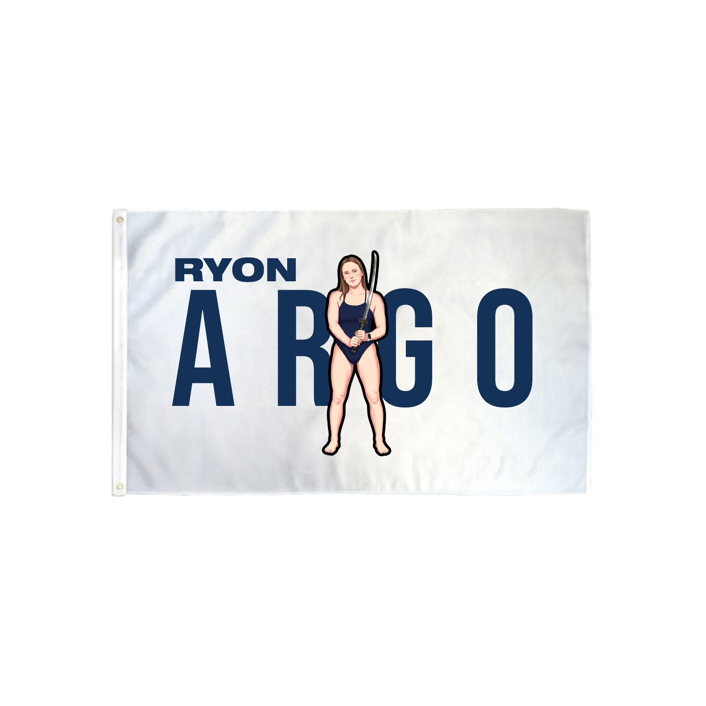 3x5 Flag — Player Name in Classic