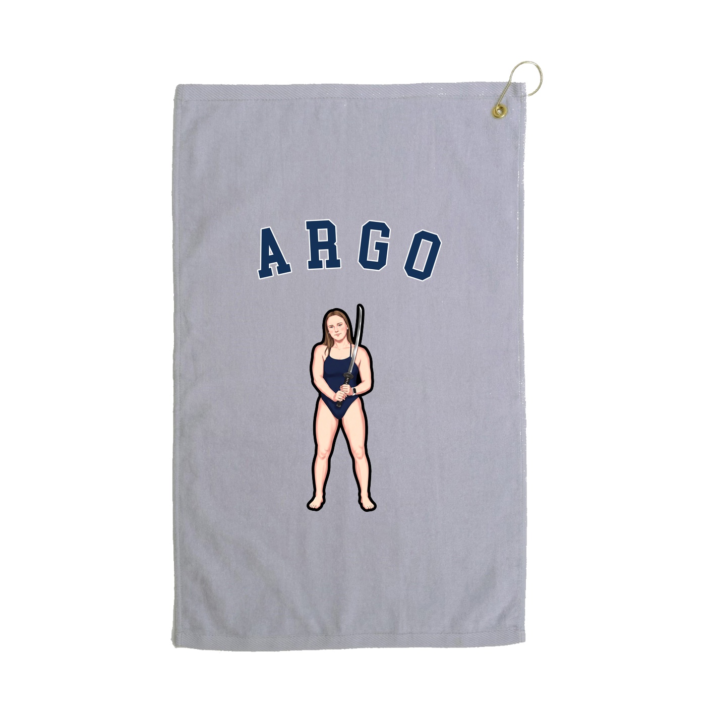 Golf Towel — Shirsey Arch in Grey