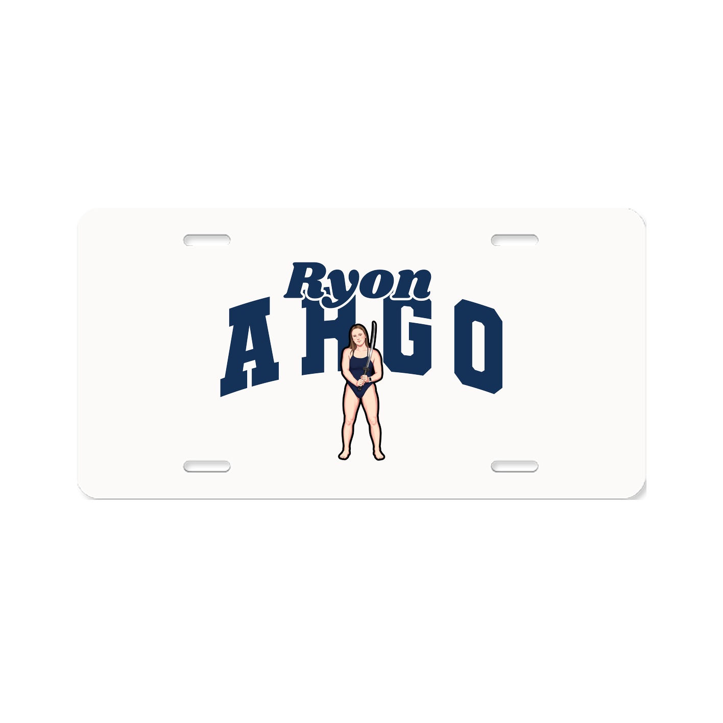 License Plate — Signature Arch in Classic