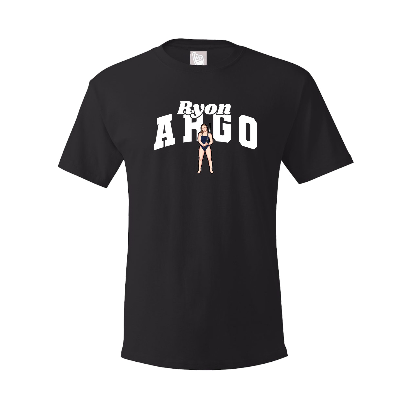 Youth Tee — Signature Arch in Black