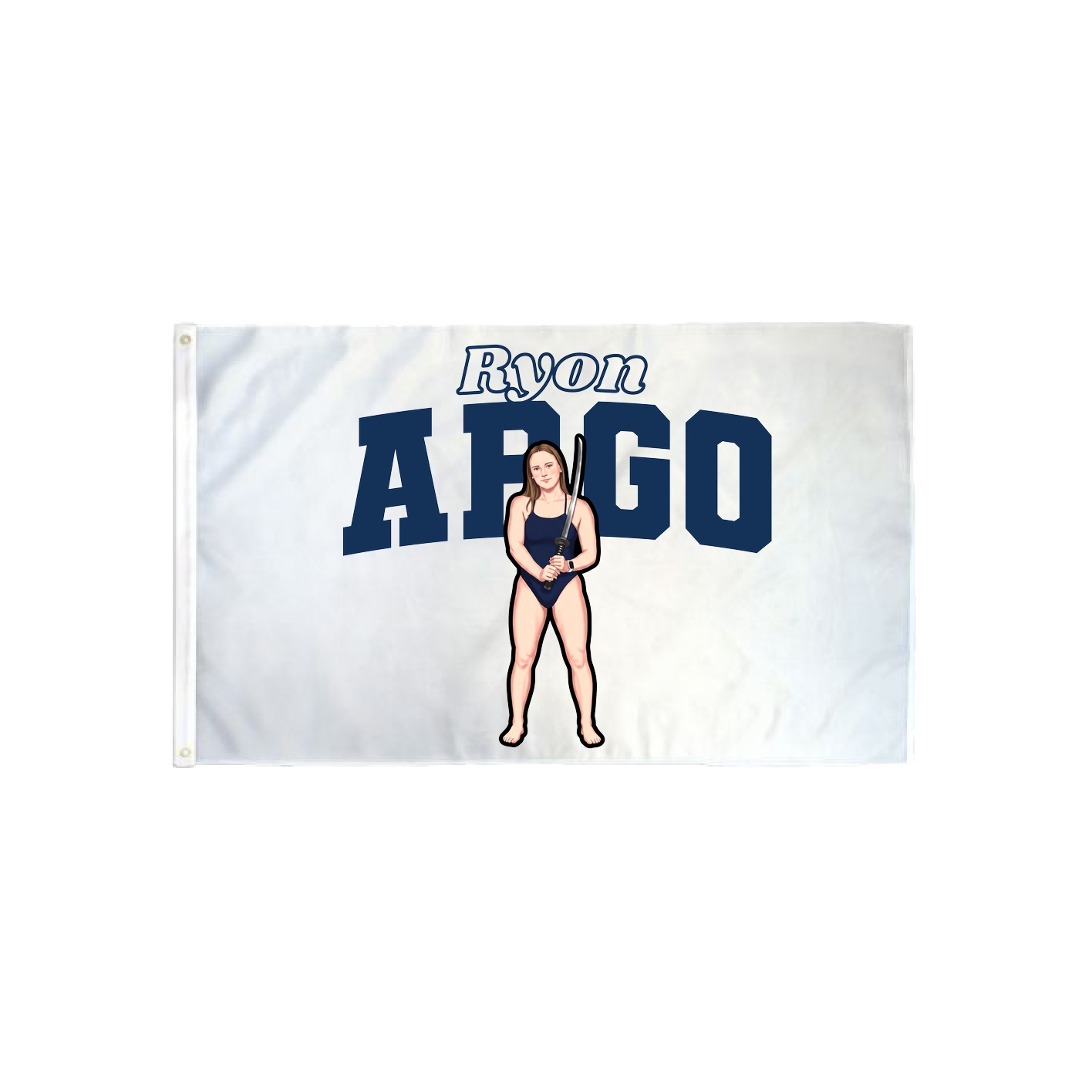 3x5 Flag — Name Arch in Classic