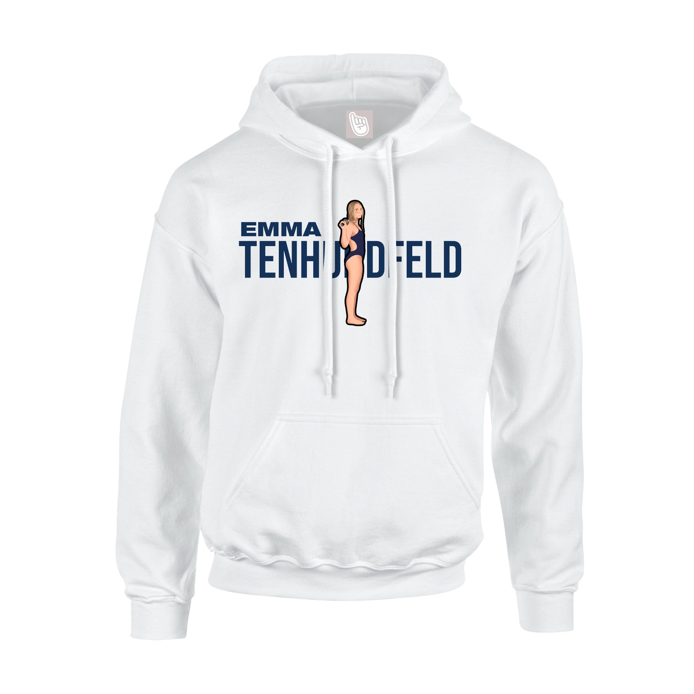Hoodie — Player Name in White