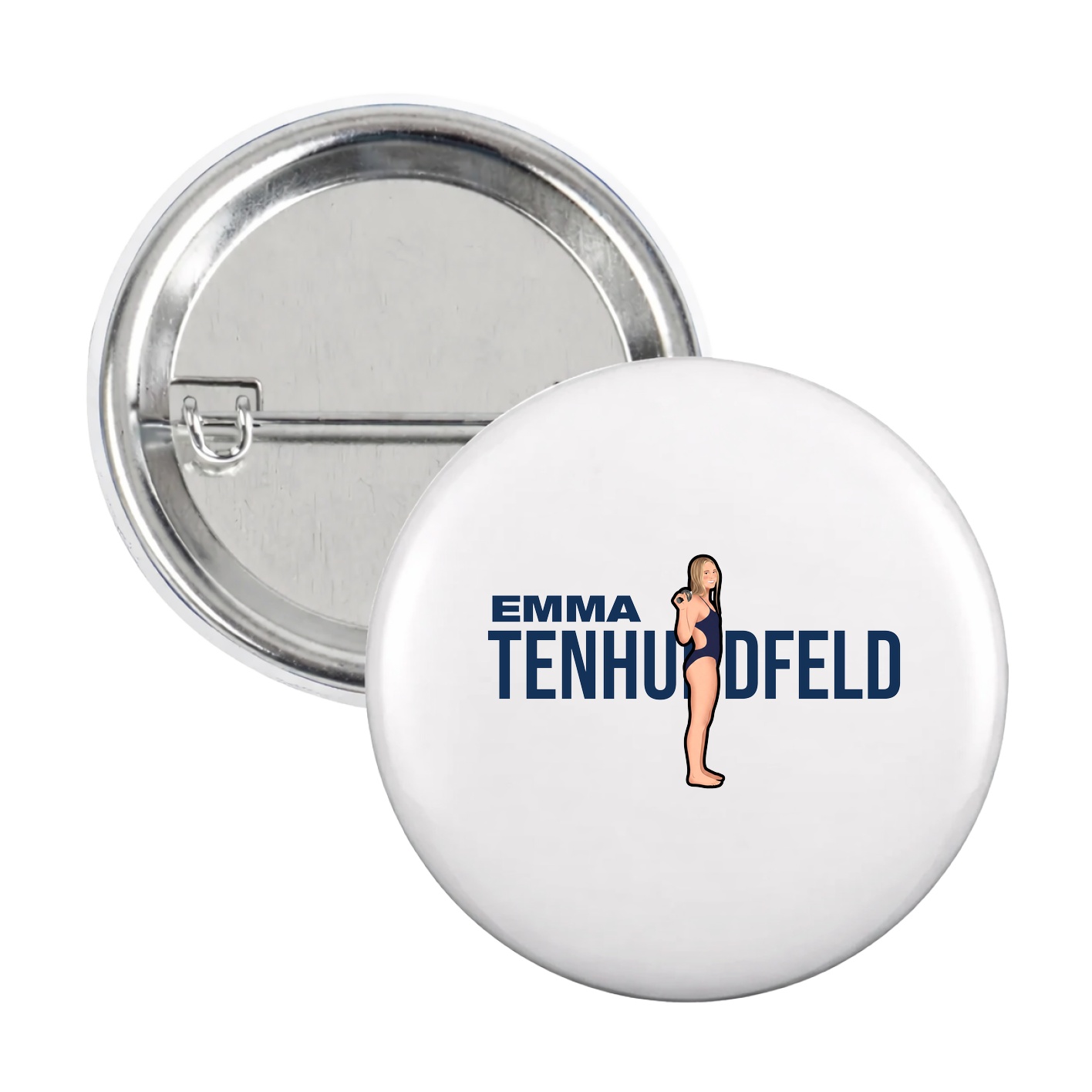 Game Day Button — Player Name in White