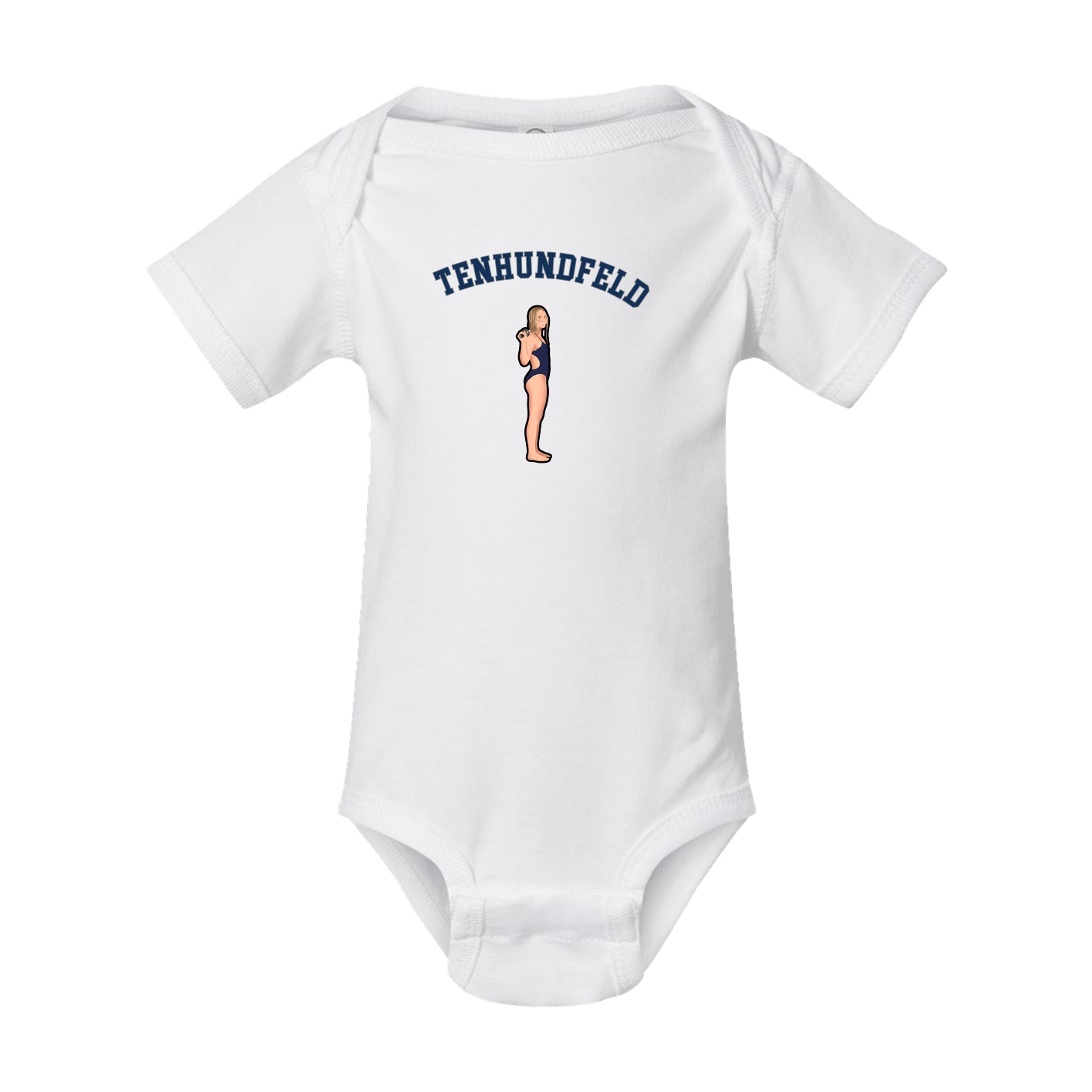 Baby Onesie — Shirsey Arch in White