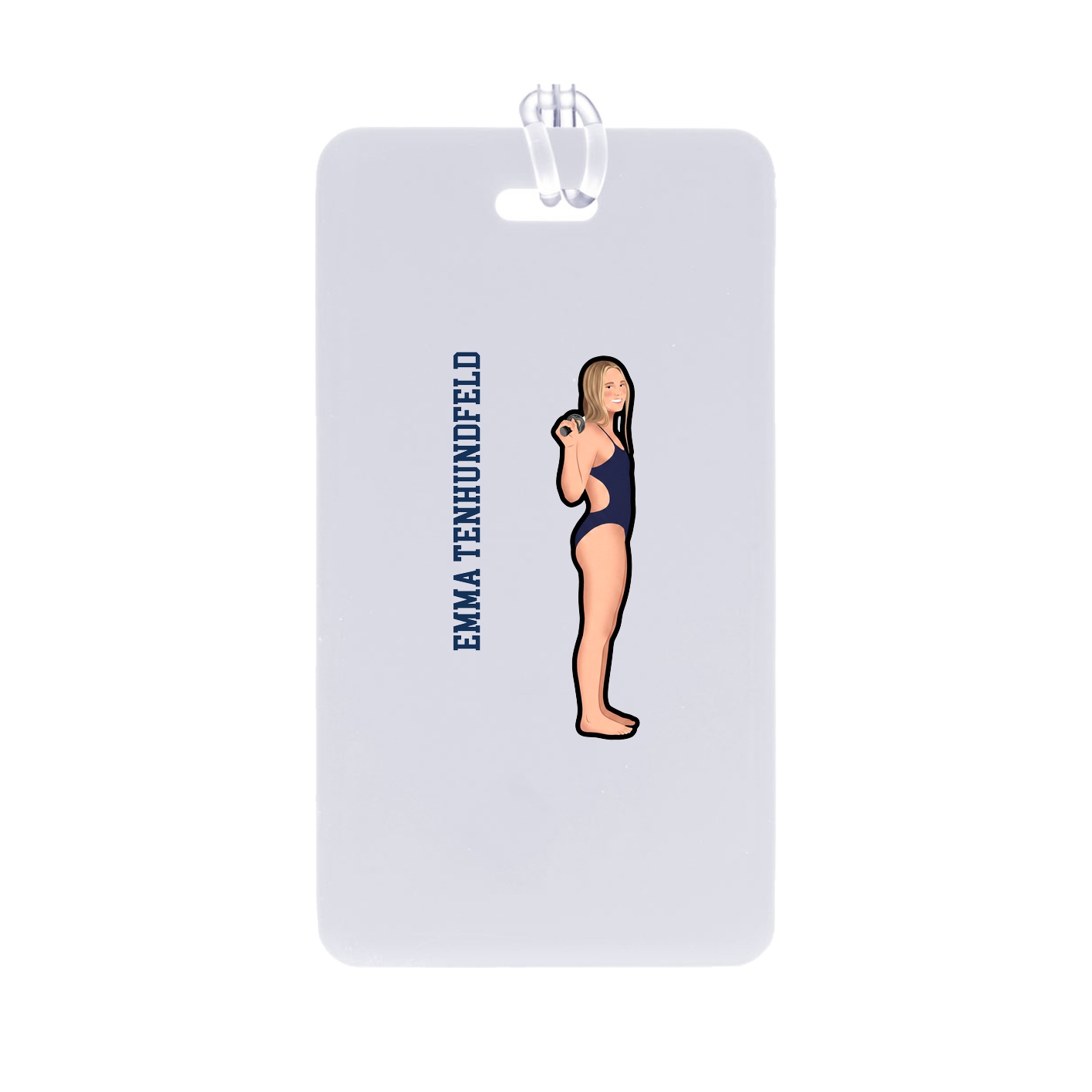 Bag Tag — Name Vertical in Classic