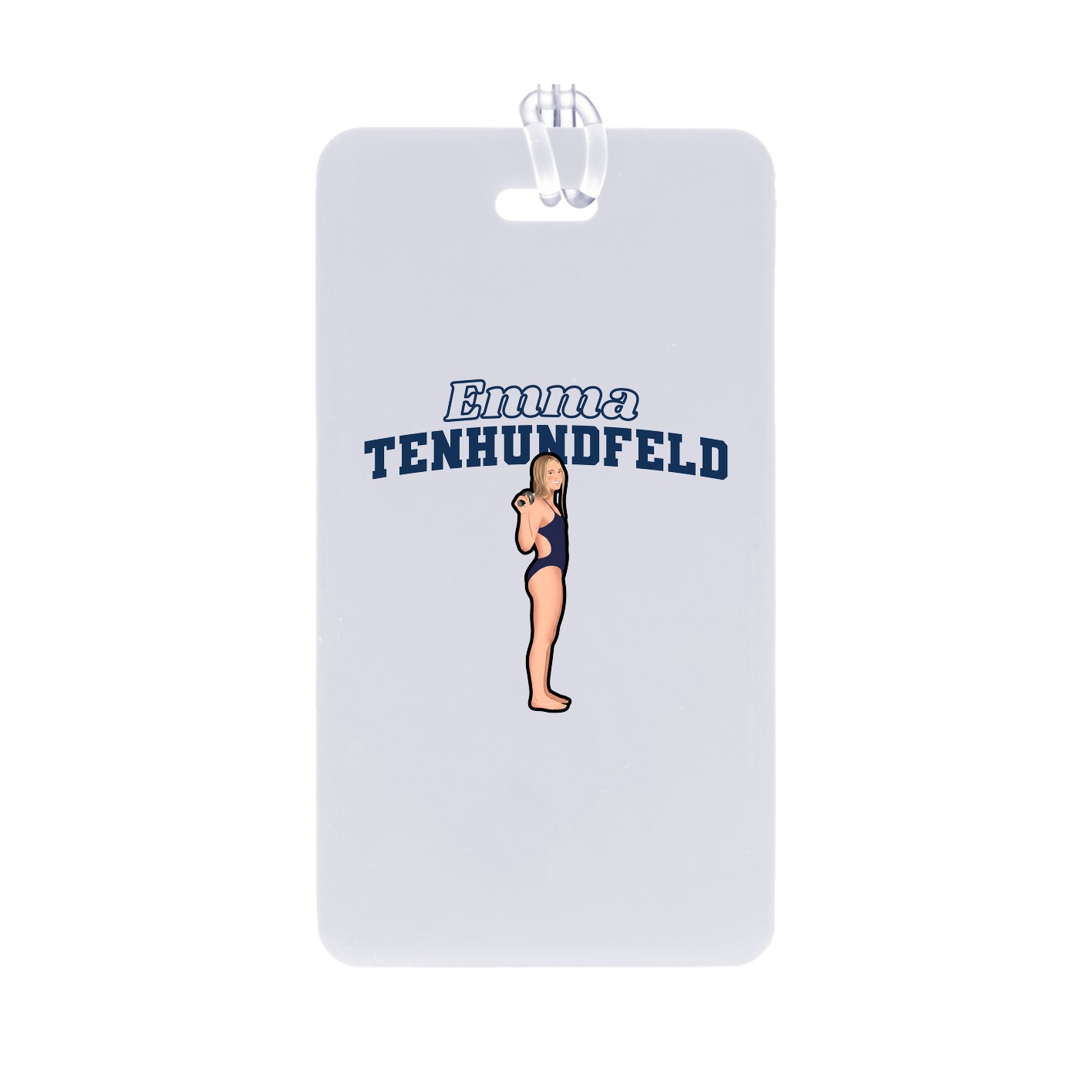Bag Tag — Name Arch in Classic